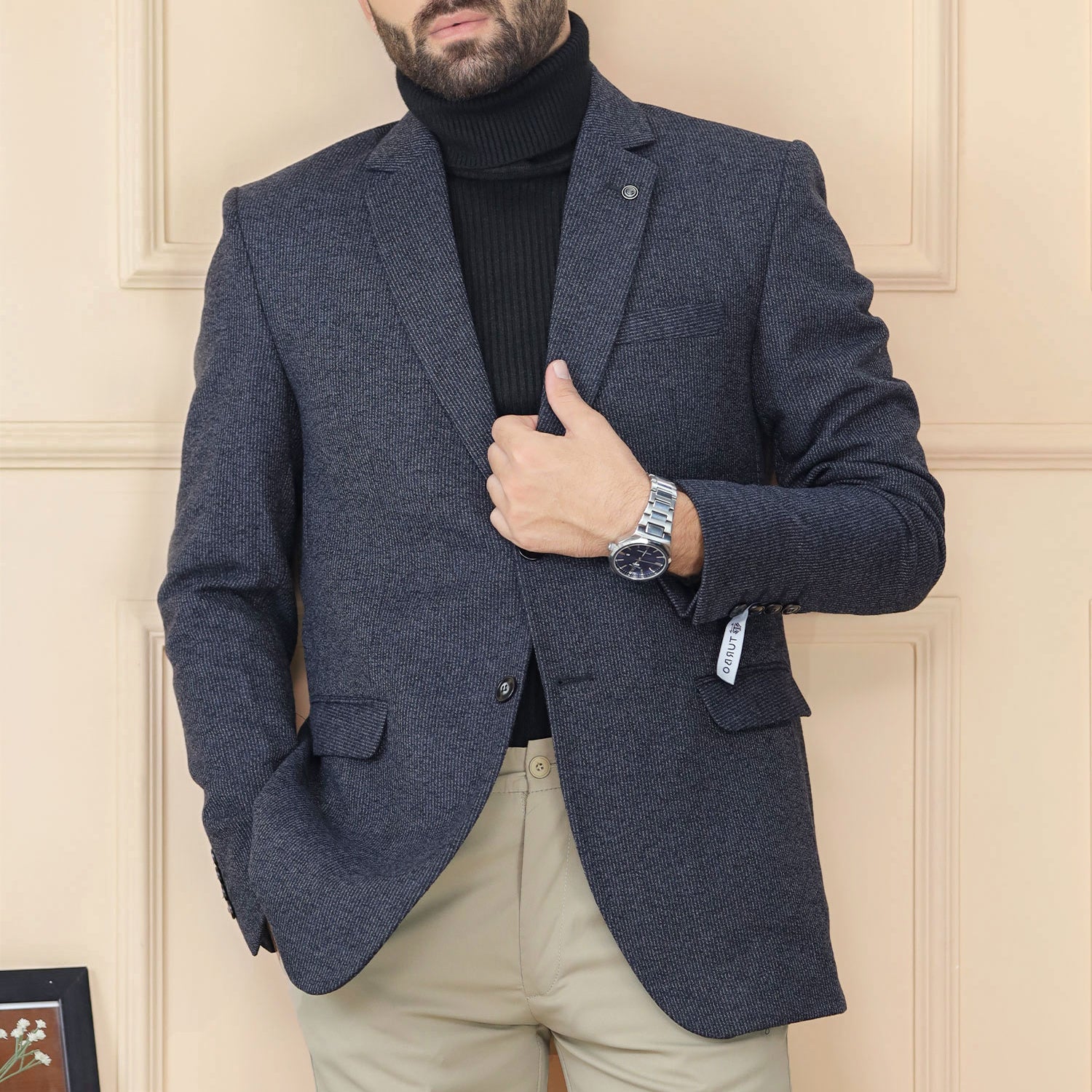 Classic Rich LuxeForm Mens Casual Blazer