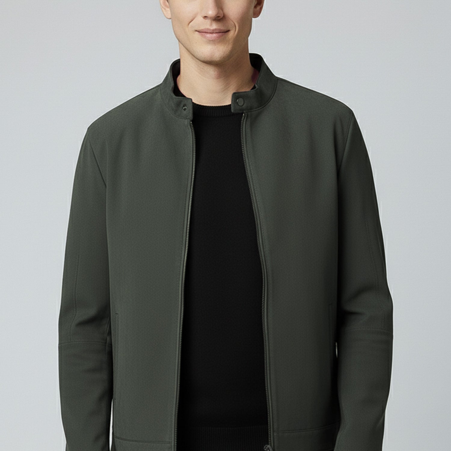 Water Resistance Imported Suede Leather Jacket