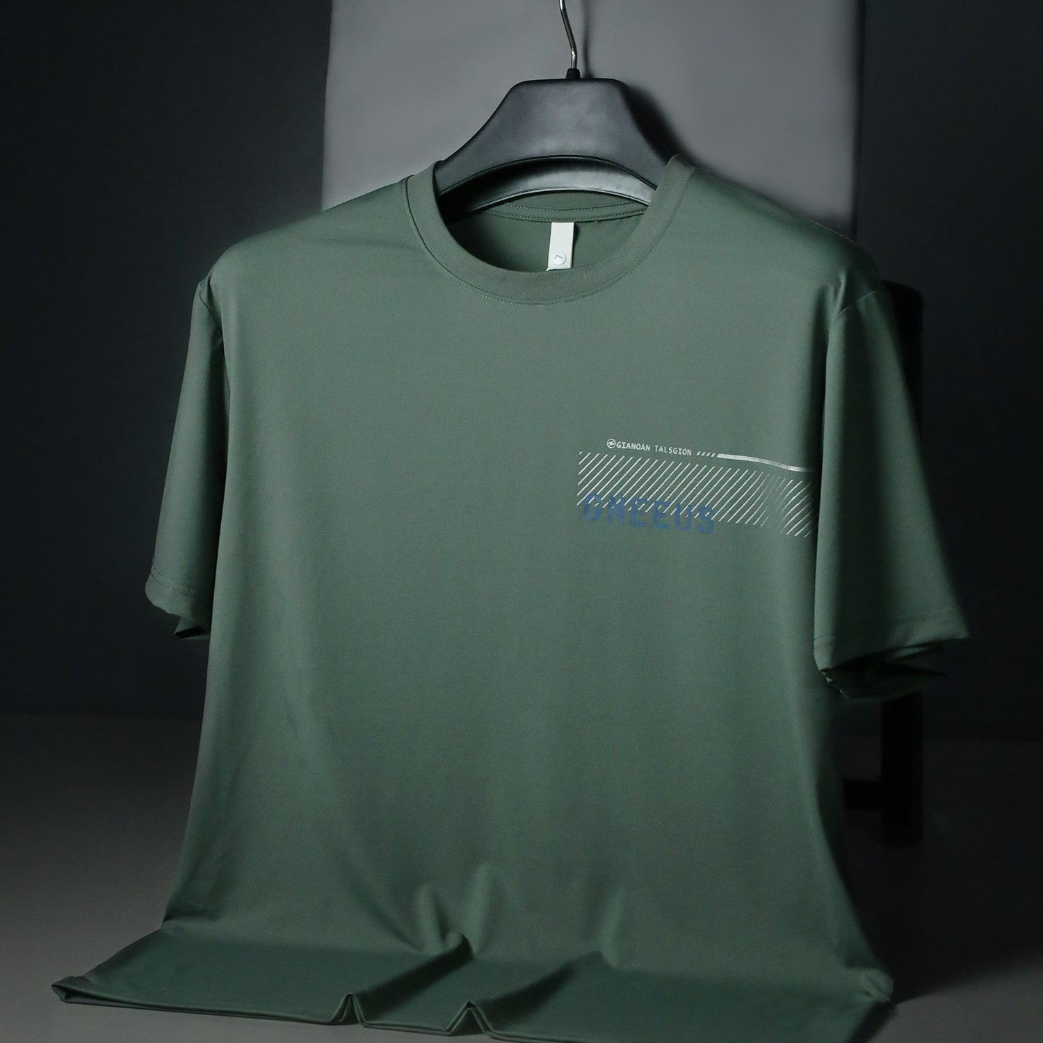 Cotton Blend Round Neck T-shirt