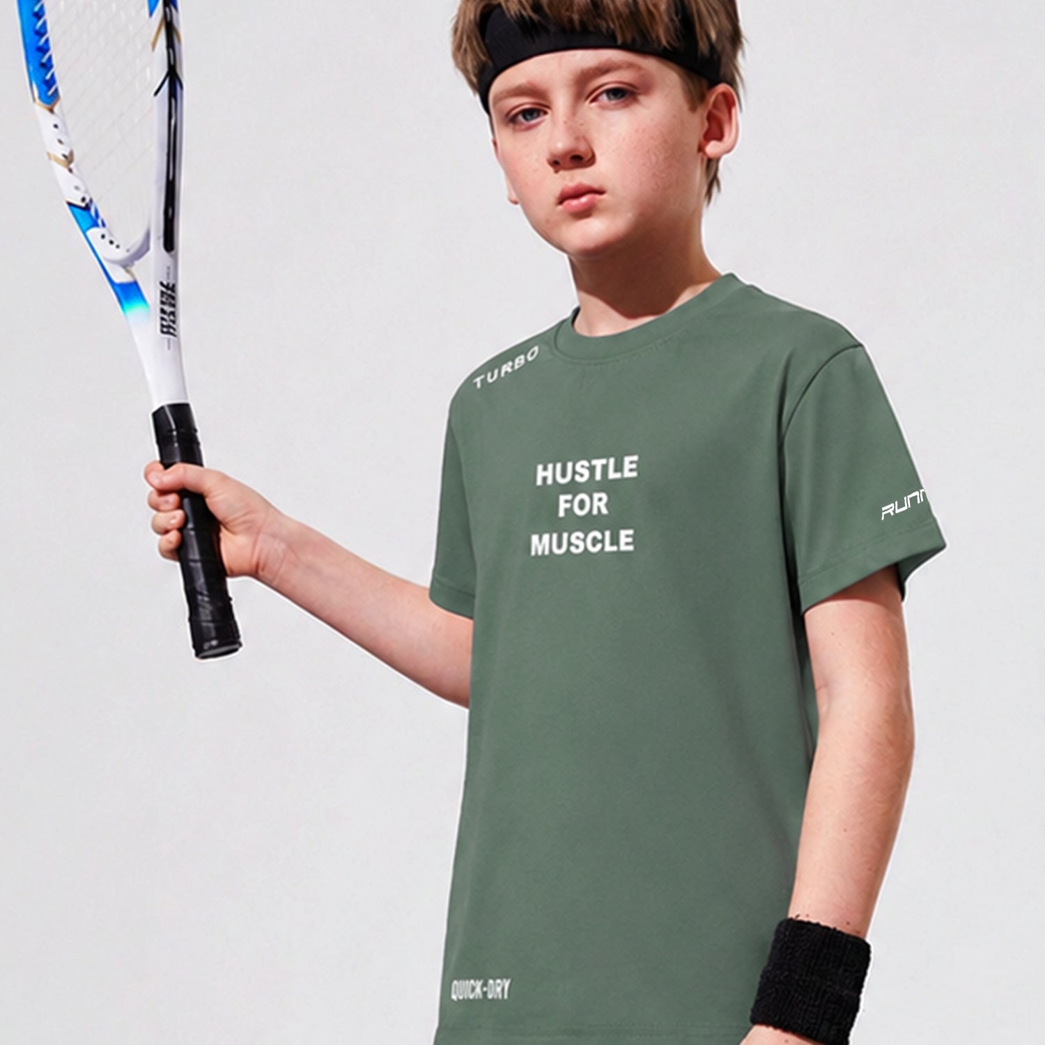 Turbo Legacy Core Performance Kid's Dry-Fit Tee