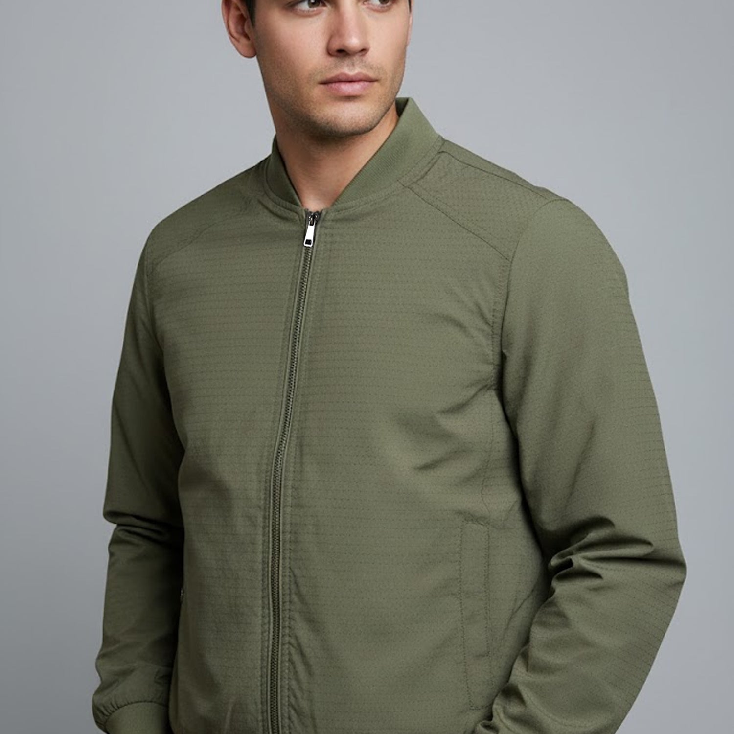 Light Texture Imported Light Weight Jacket