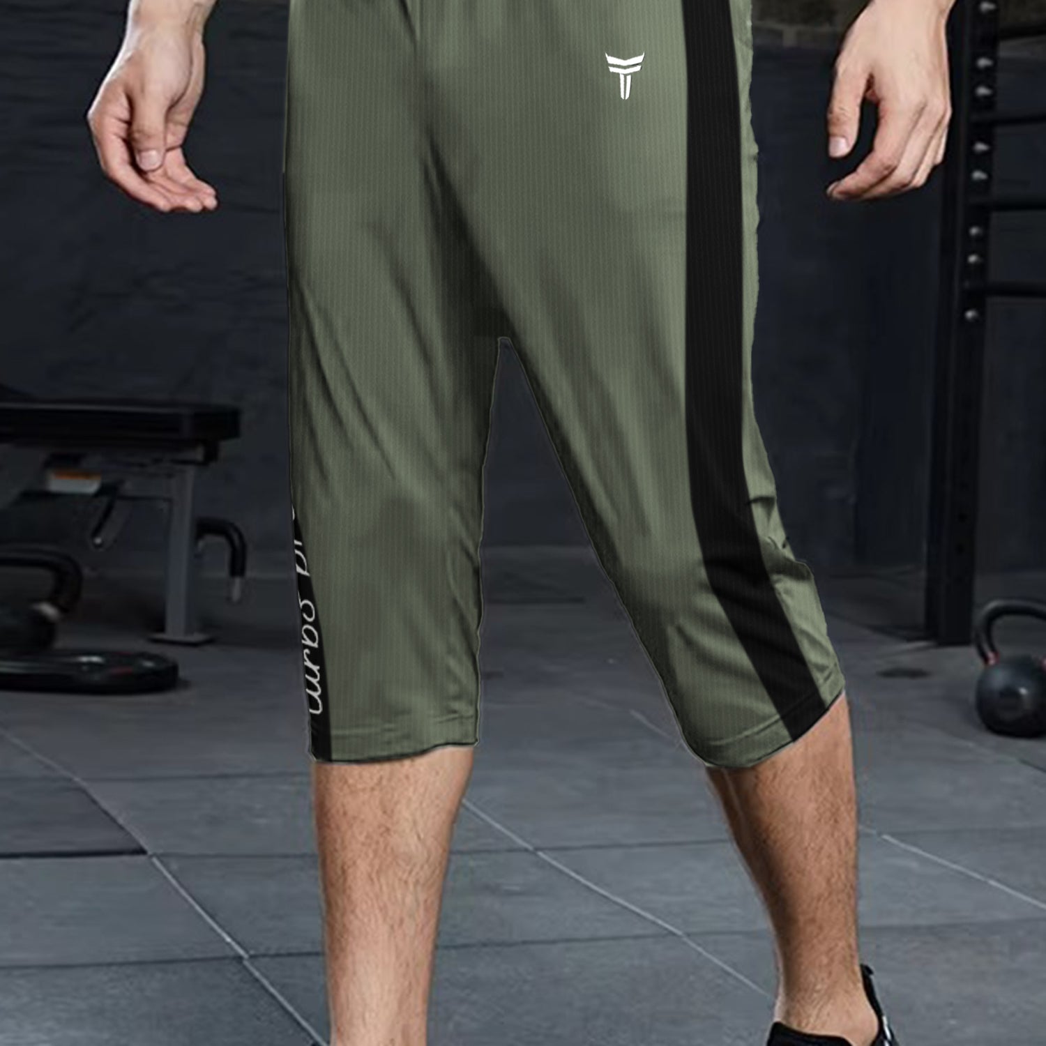 Turbo Pro Side Panels Men's Shorts In Camo Green