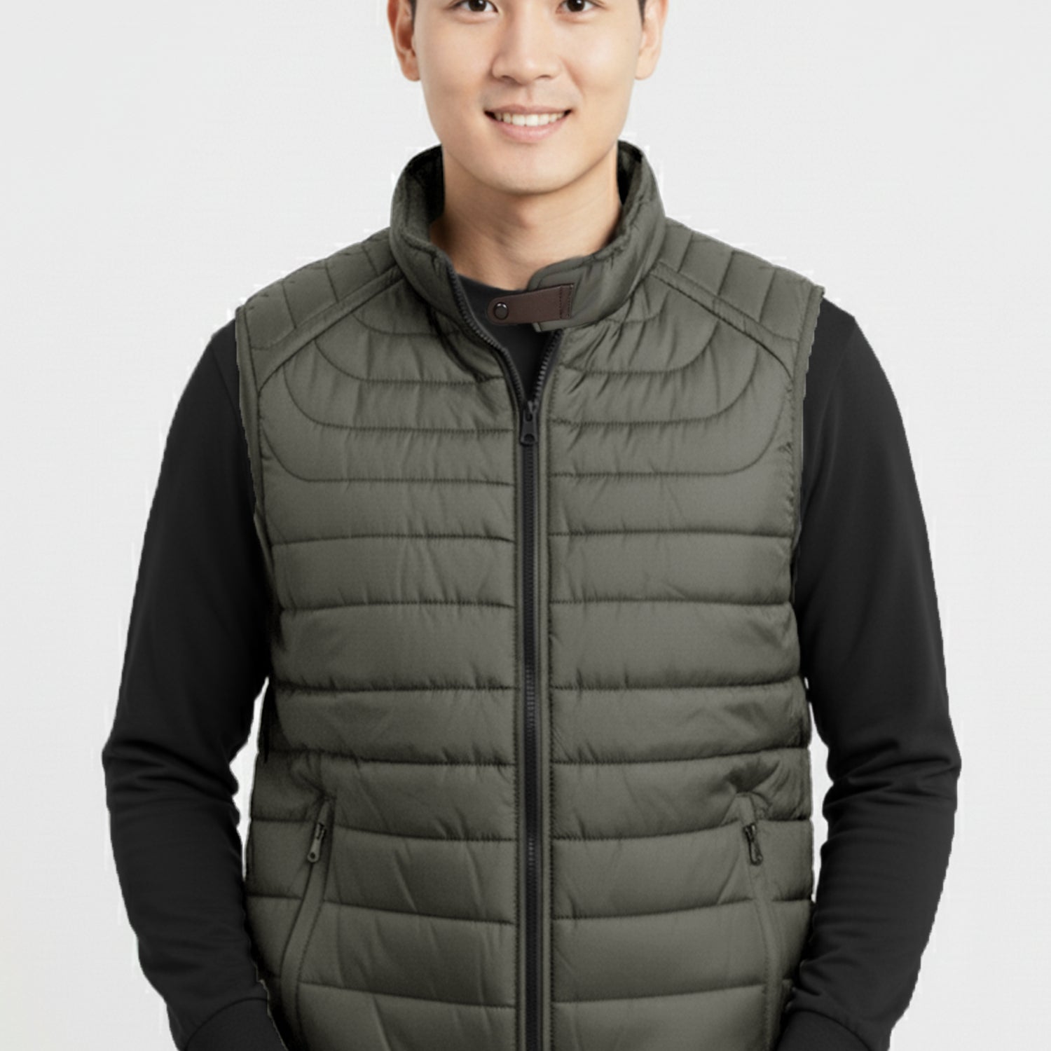 Lightweight Quilted Puffer Vest Imported Men's Gilet