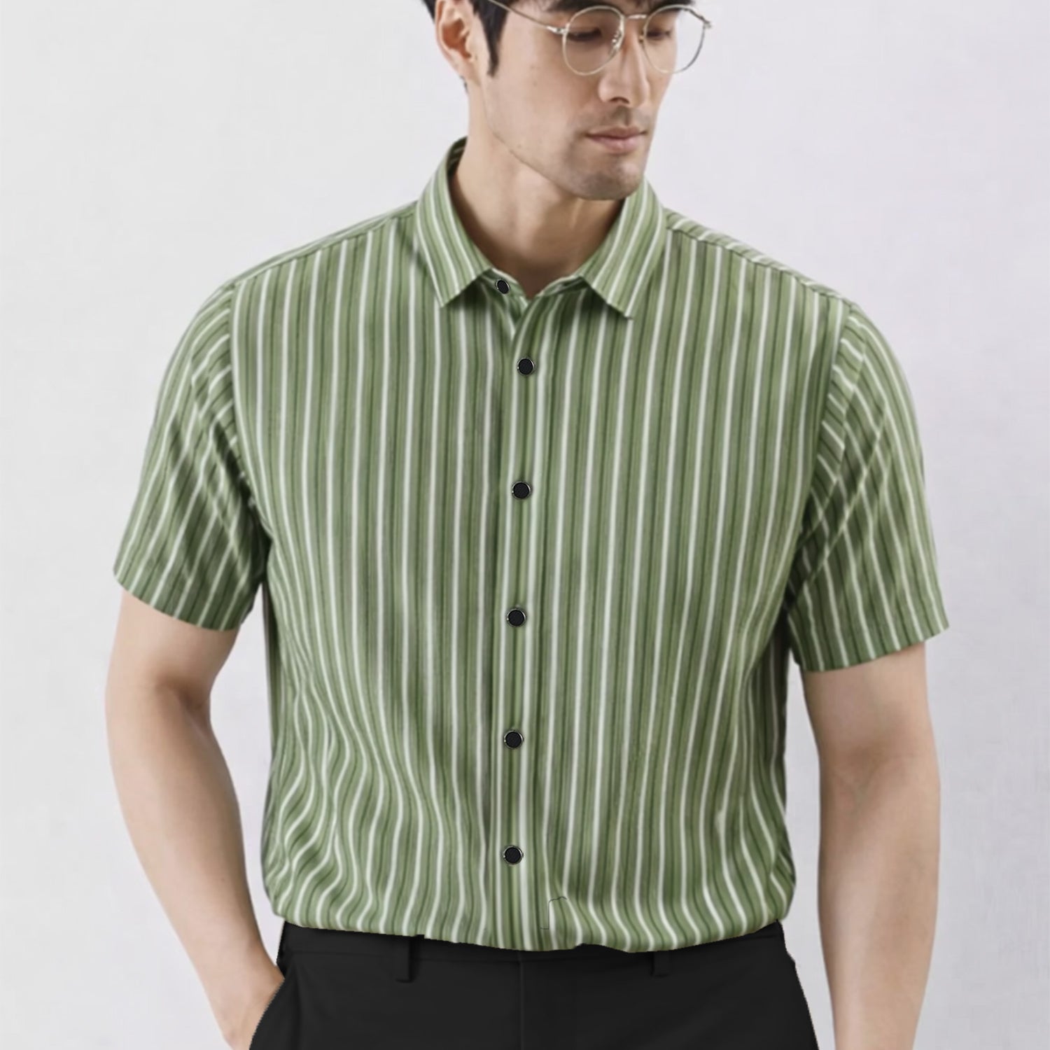 Turbo Vertical Edge Comfort Casual Shirt*