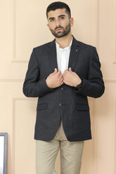 Classic Rich Self Pattern Men Blazer