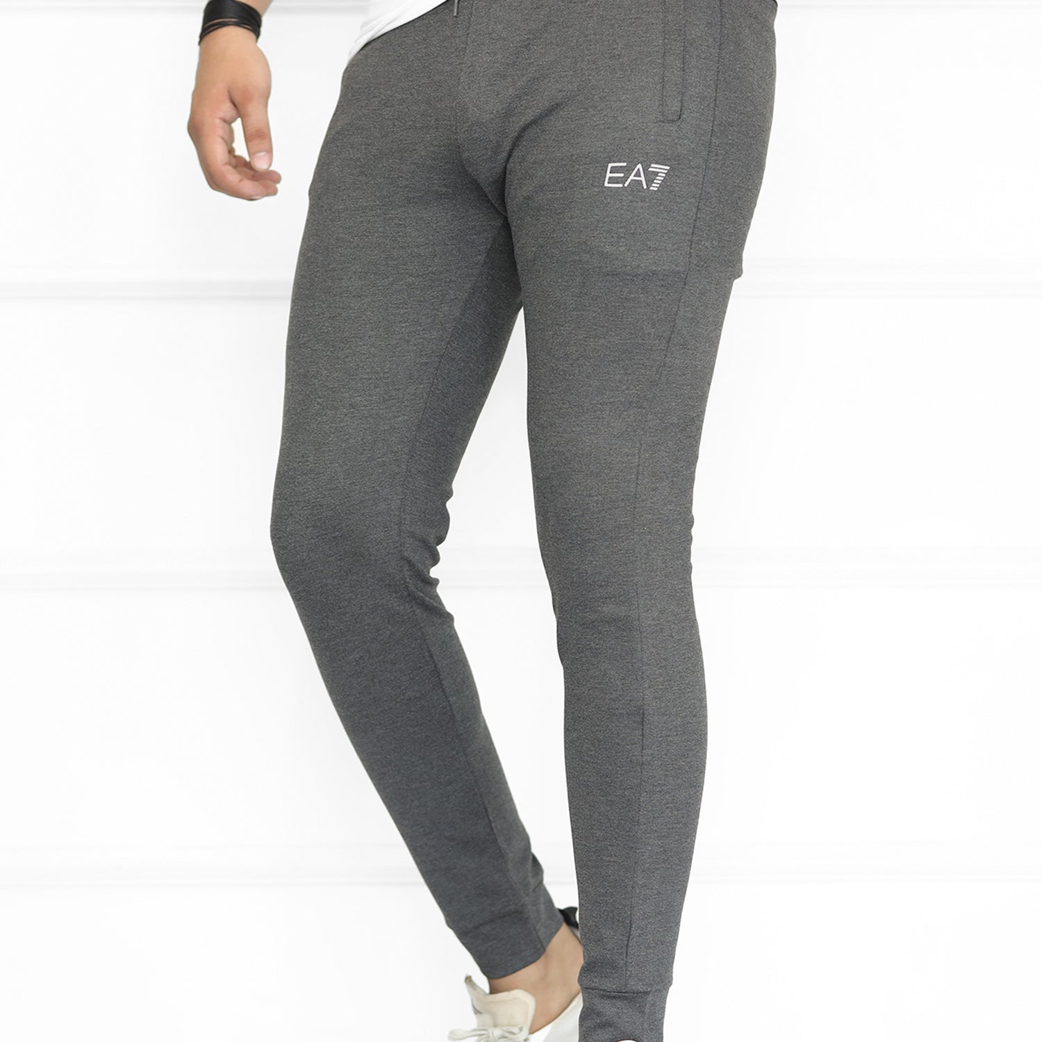 Armni 'Emporio' Division Active SlimFit Trouser In Charcoal