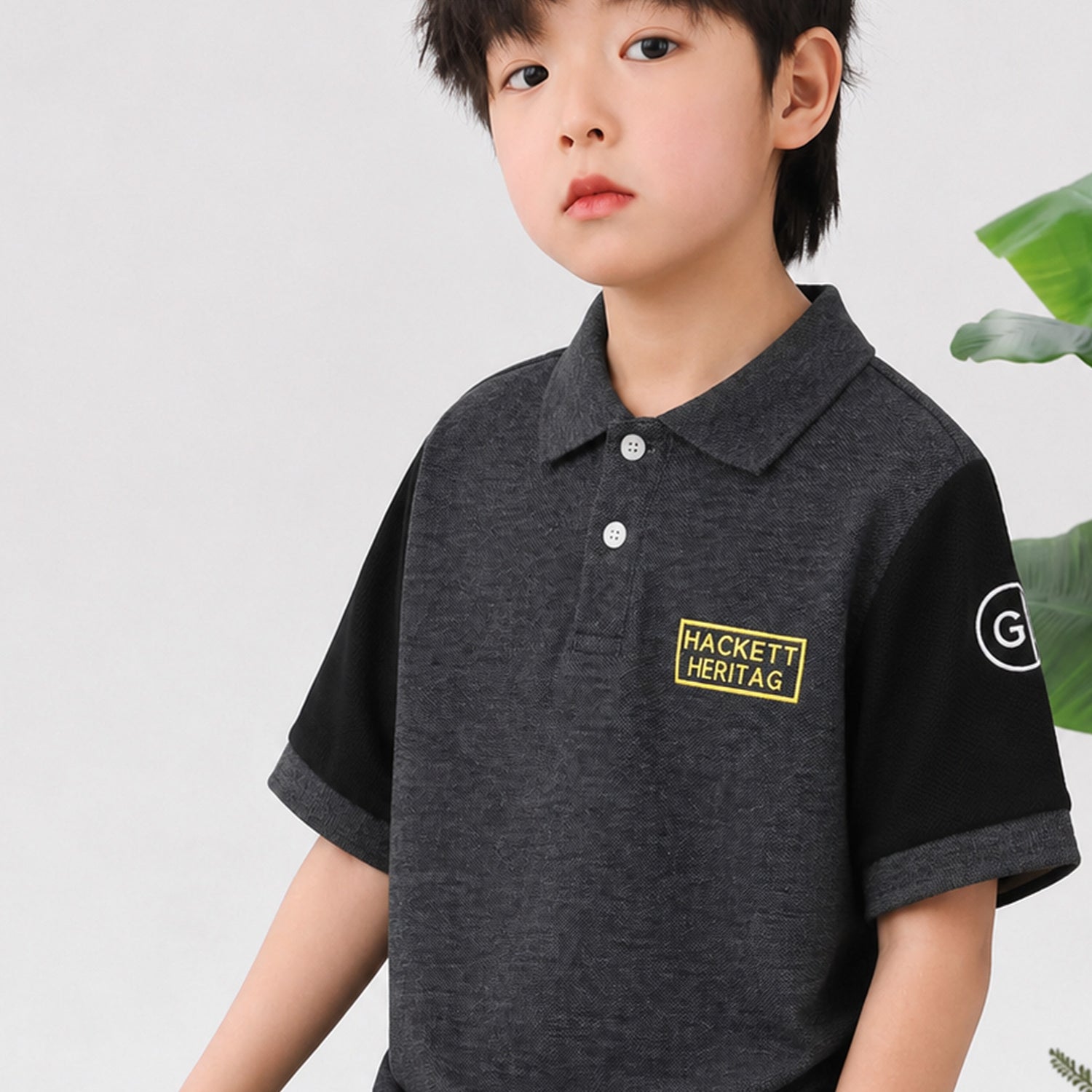 Hcket Heritag Colourblock Younger Kids Polo Shirt