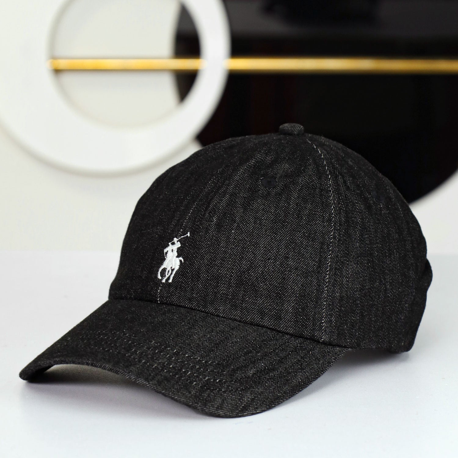 Rph Lren Polo Striped Oxford Imp Shamery Cotton Cap