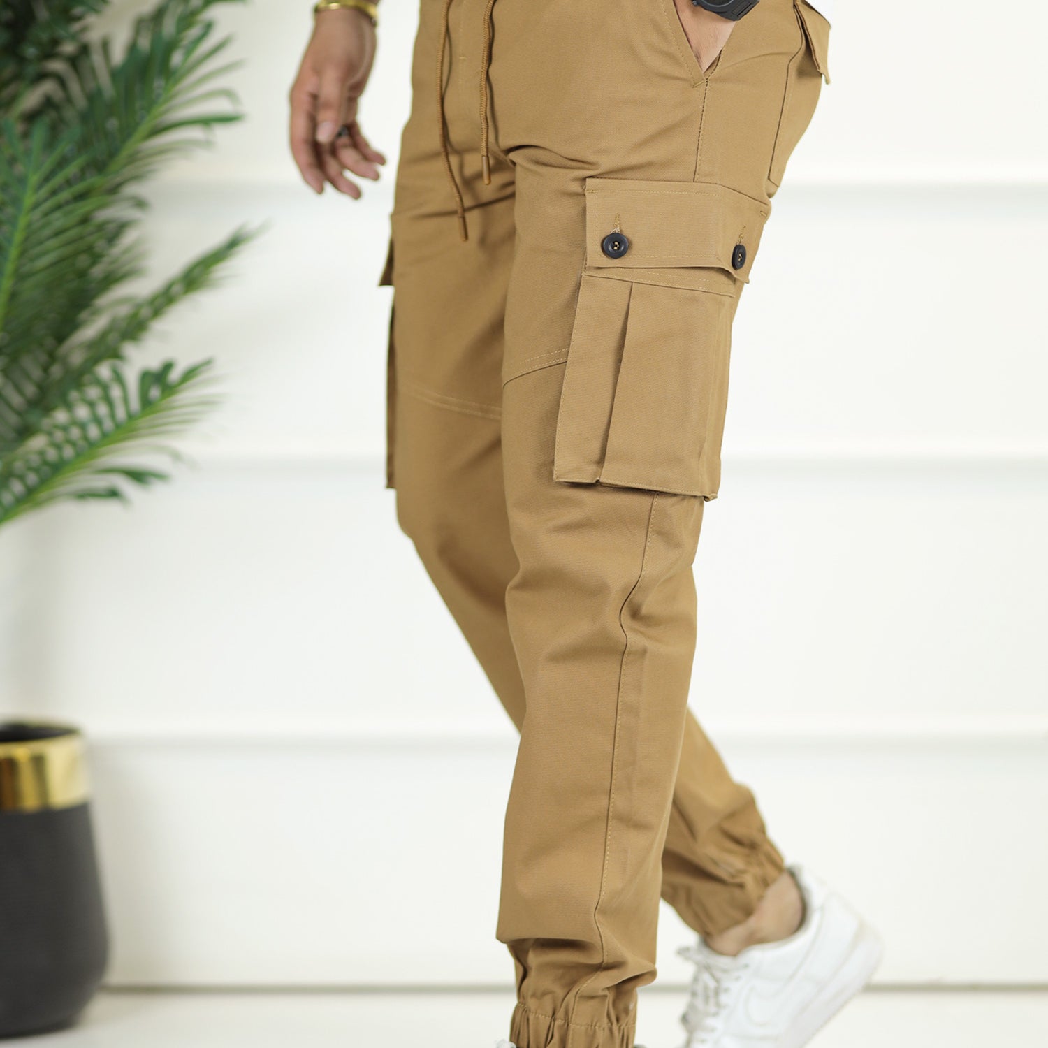 Turbo 6 Pockets Premium Cotton Gabardine Cargo Trouser