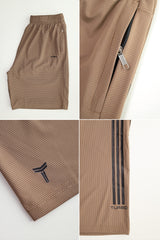 Turbo Trackside Triple Stripe Big Size Dry-Fit Men's Shorts