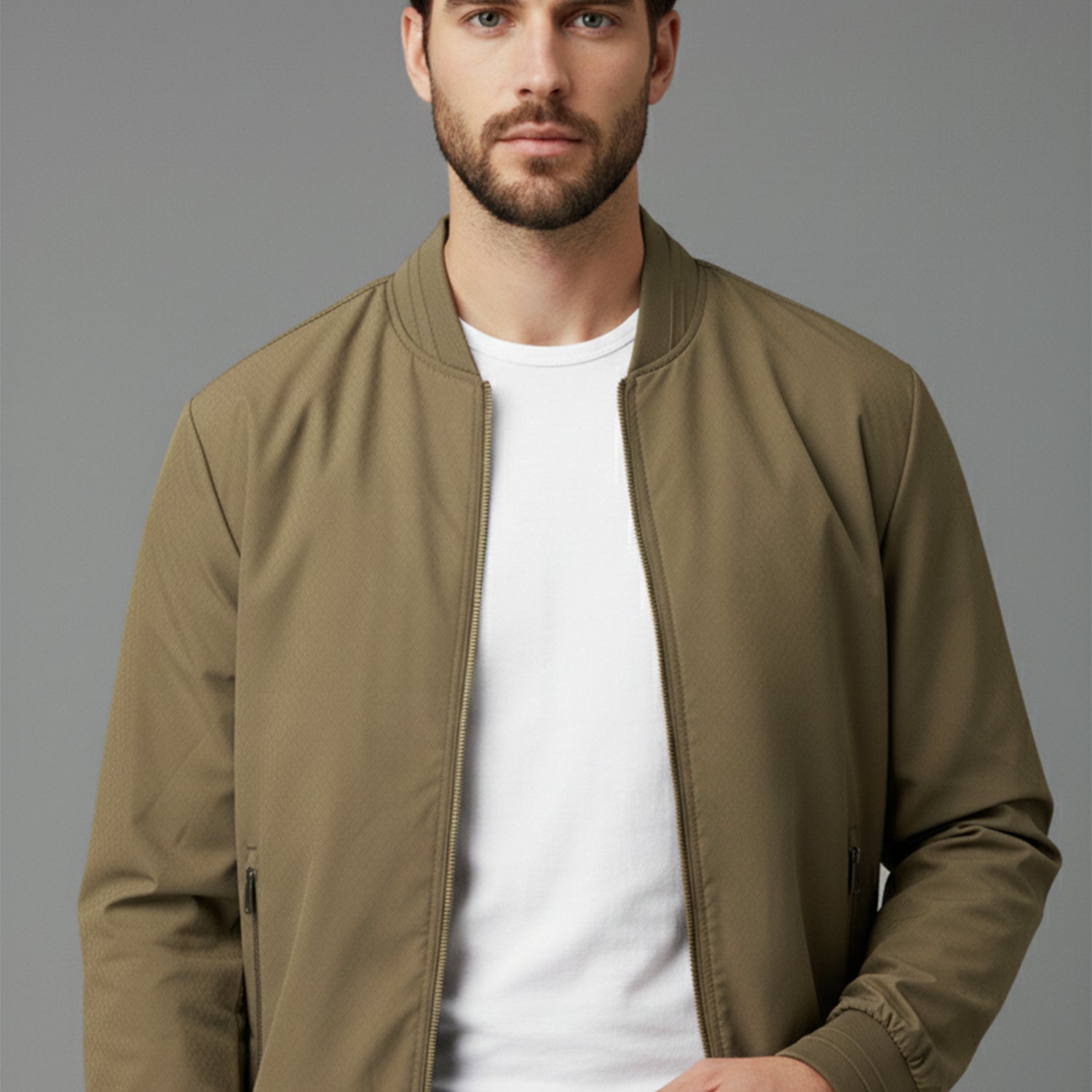 Unique Self Textured Imported Light Weight Jacket