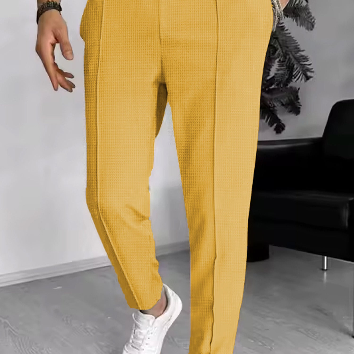 Turbo Fashion Smart Slim Fit Trouser In Camel