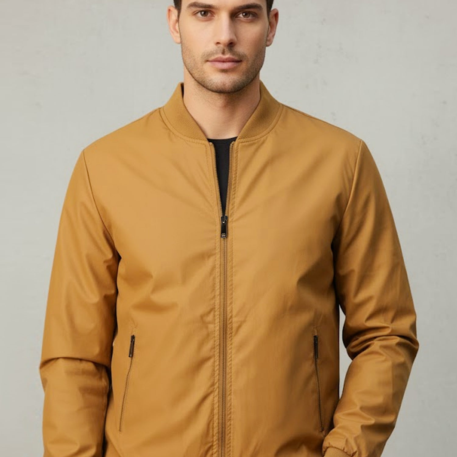 Elegant Plain Ribbed Imported Light Weight Jacket