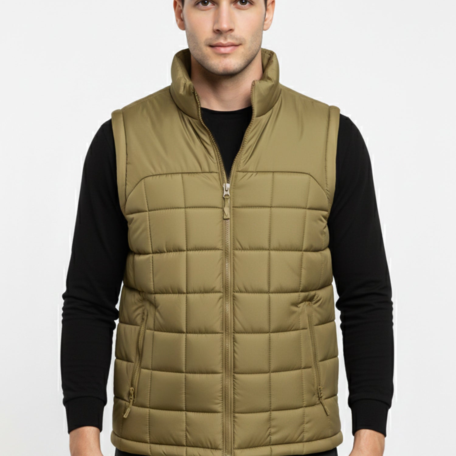 Boa Reversible Vest Detachable Hood Imported Men's Gilet