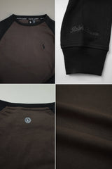 Rph Lren Raglan Pullover Mock Neck Imported Men's Sweatshirt