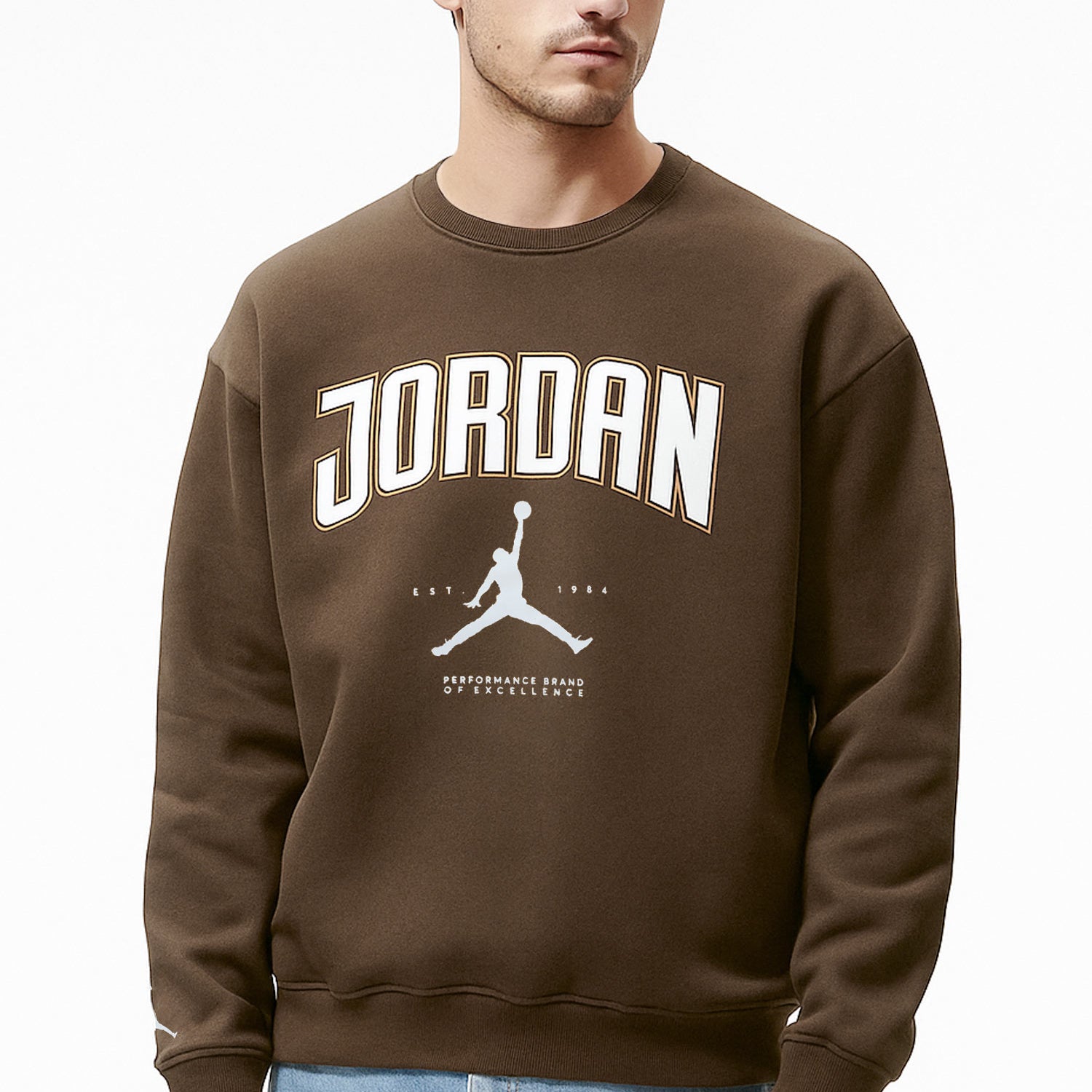 Jrdn Flight Heritage Crew Neck Imported Sweatshirt