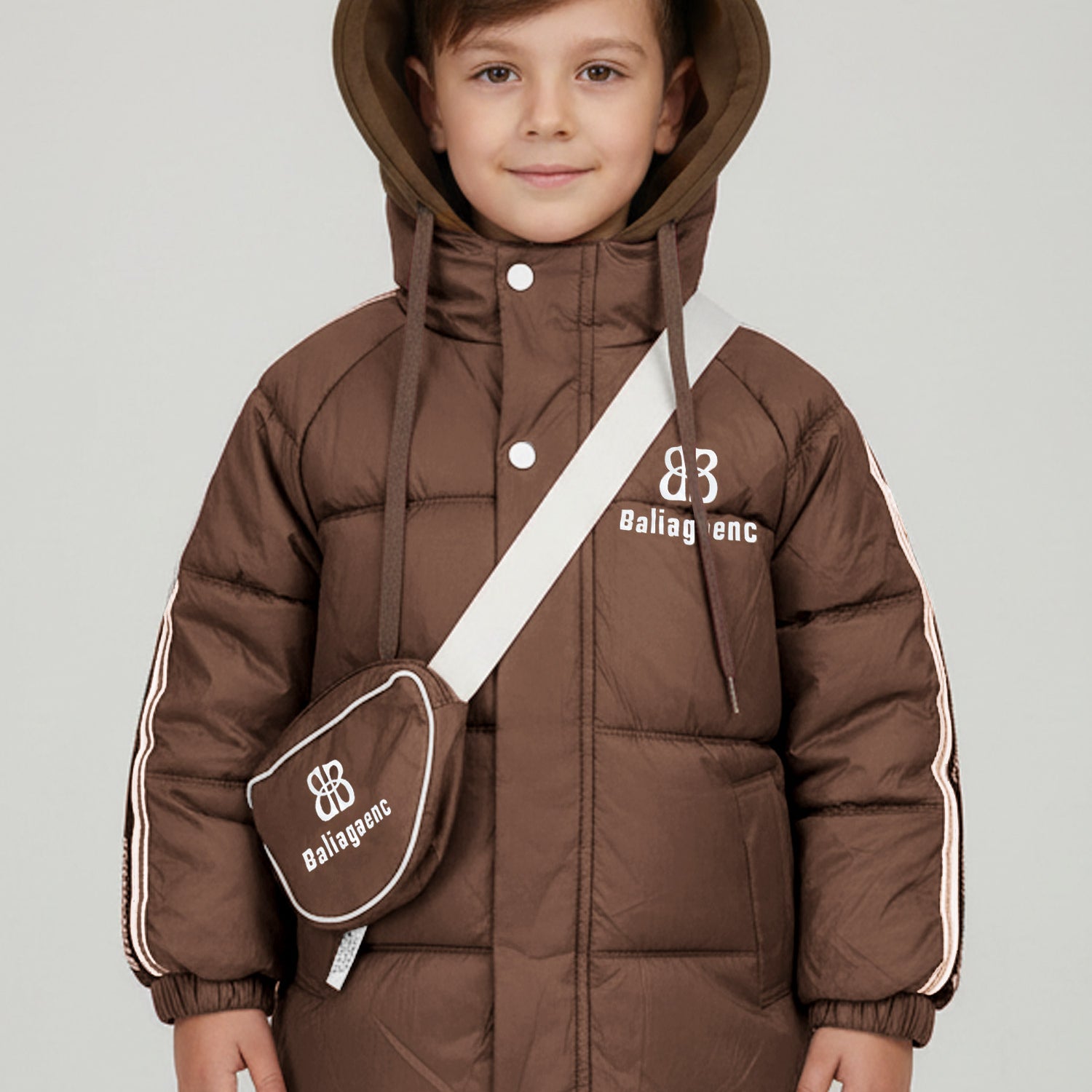 Teenager Winter Hooded Boys Kids Puffer Jacket