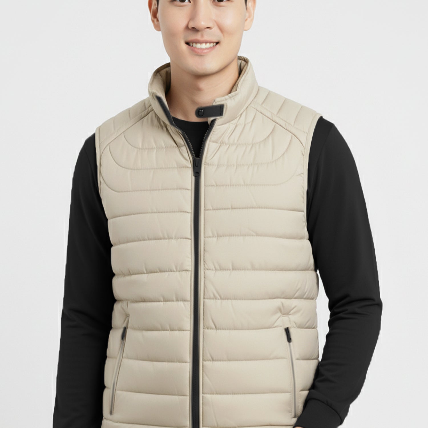 Lightweight Quilted Puffer Vest Imported Men's Gilet
