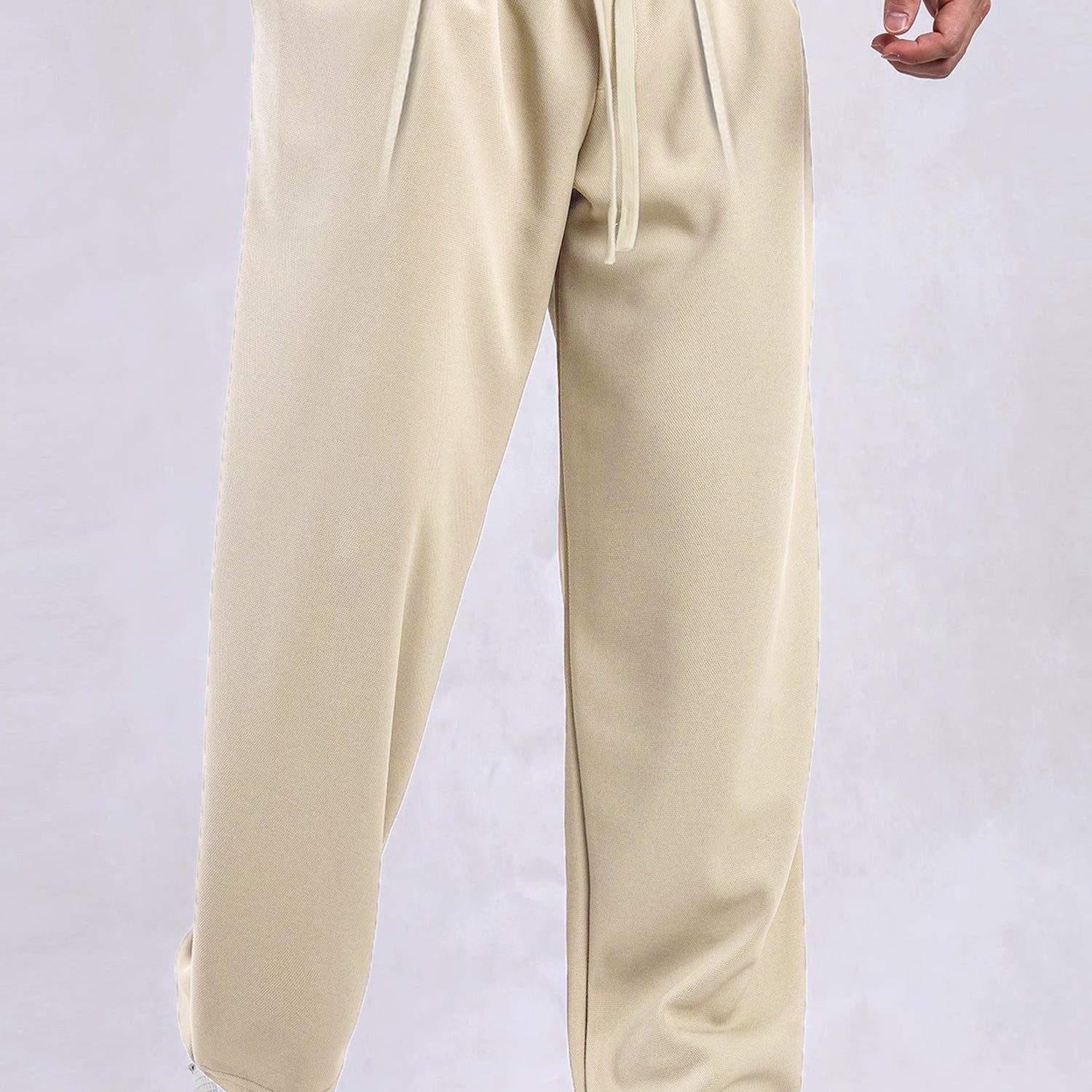 Turbo Summer Thin Waffle Textured Loose Bottom Trouser