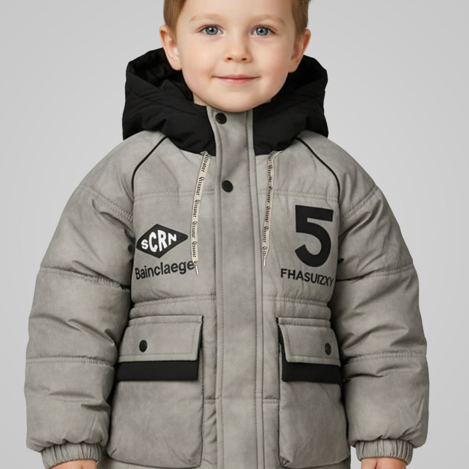 Warm And Stylish Hooded Boys Kids Puffer Jacket