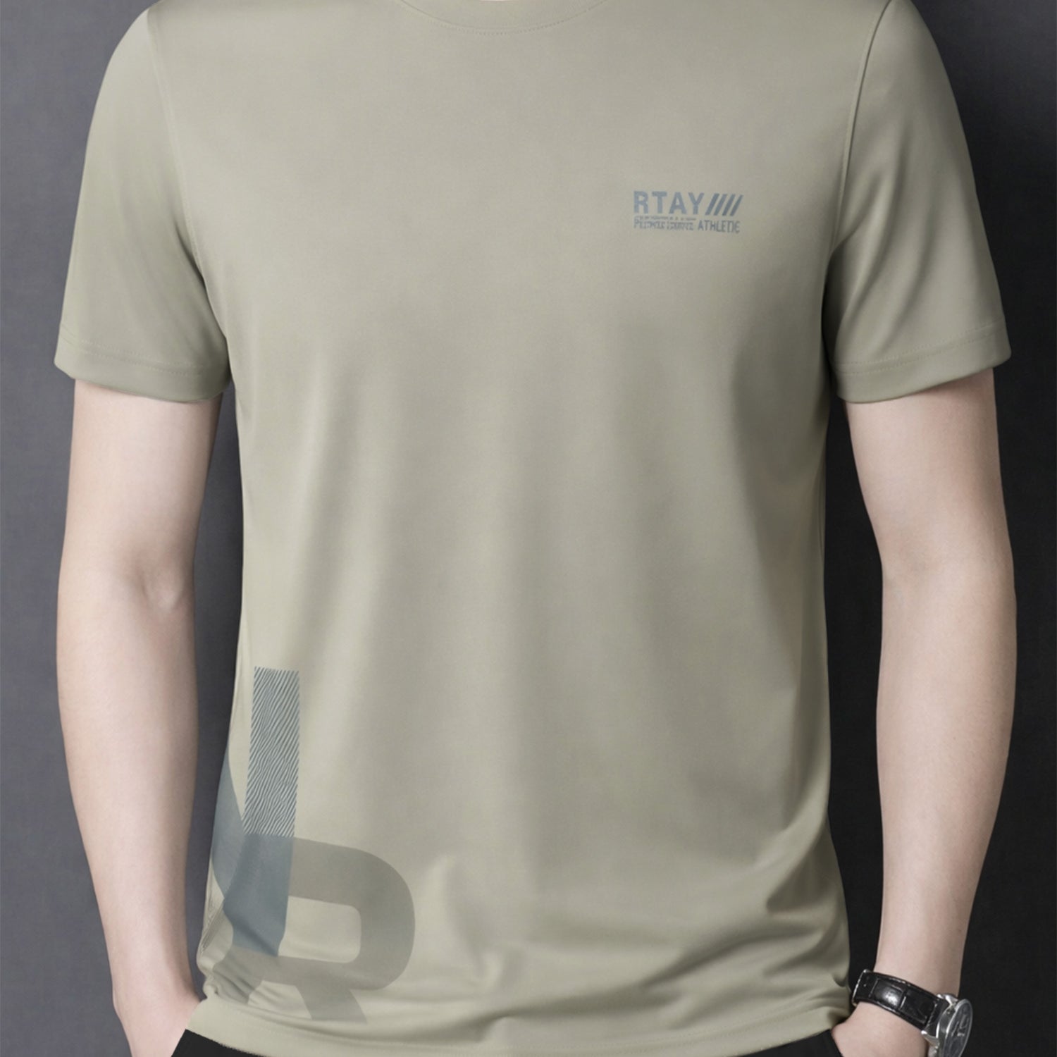 Mens Urban Casual Round Neck T-shirt*
