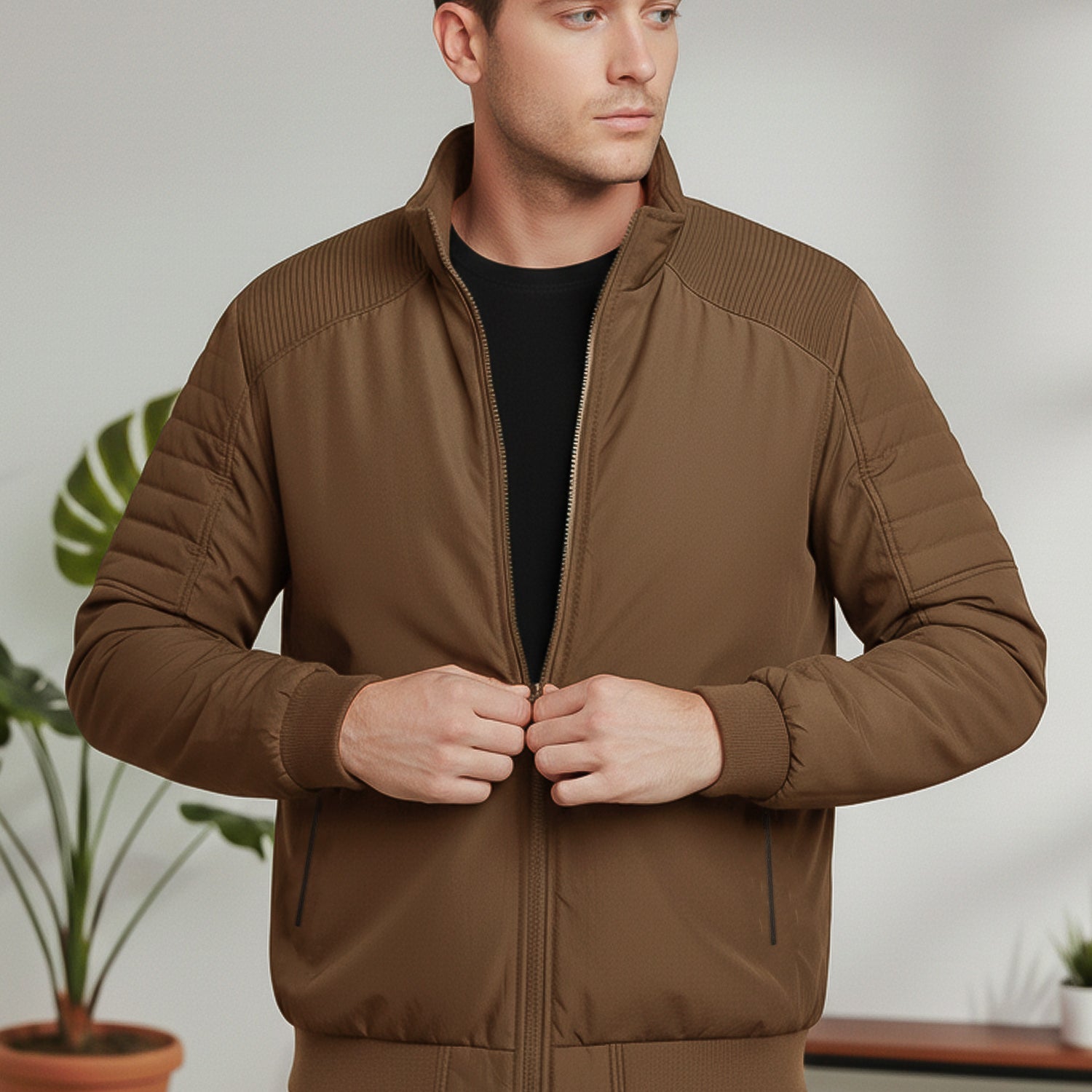 Elegant Reversible Big Size Imported Puffer Jacket