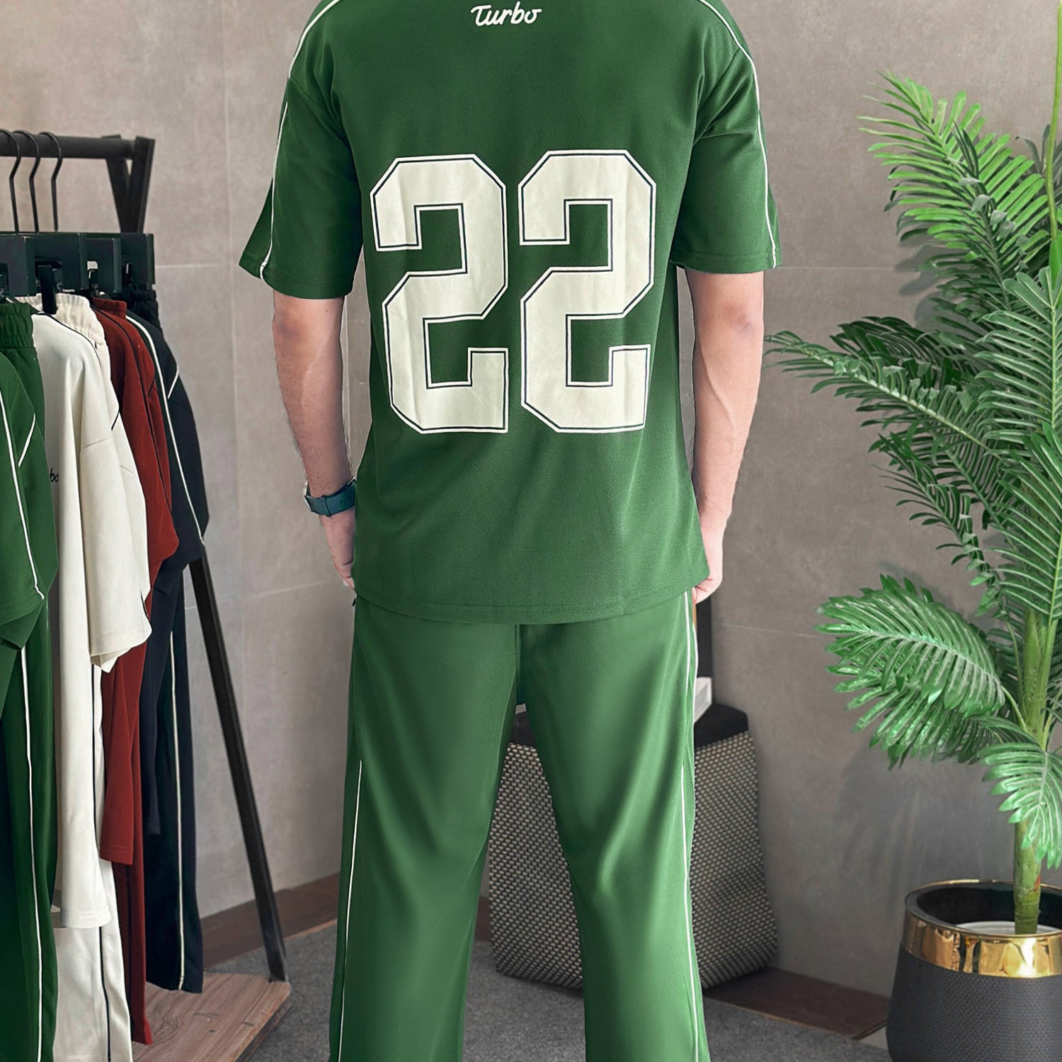 Turbo 22 Piping Detail Men's Tracksuit