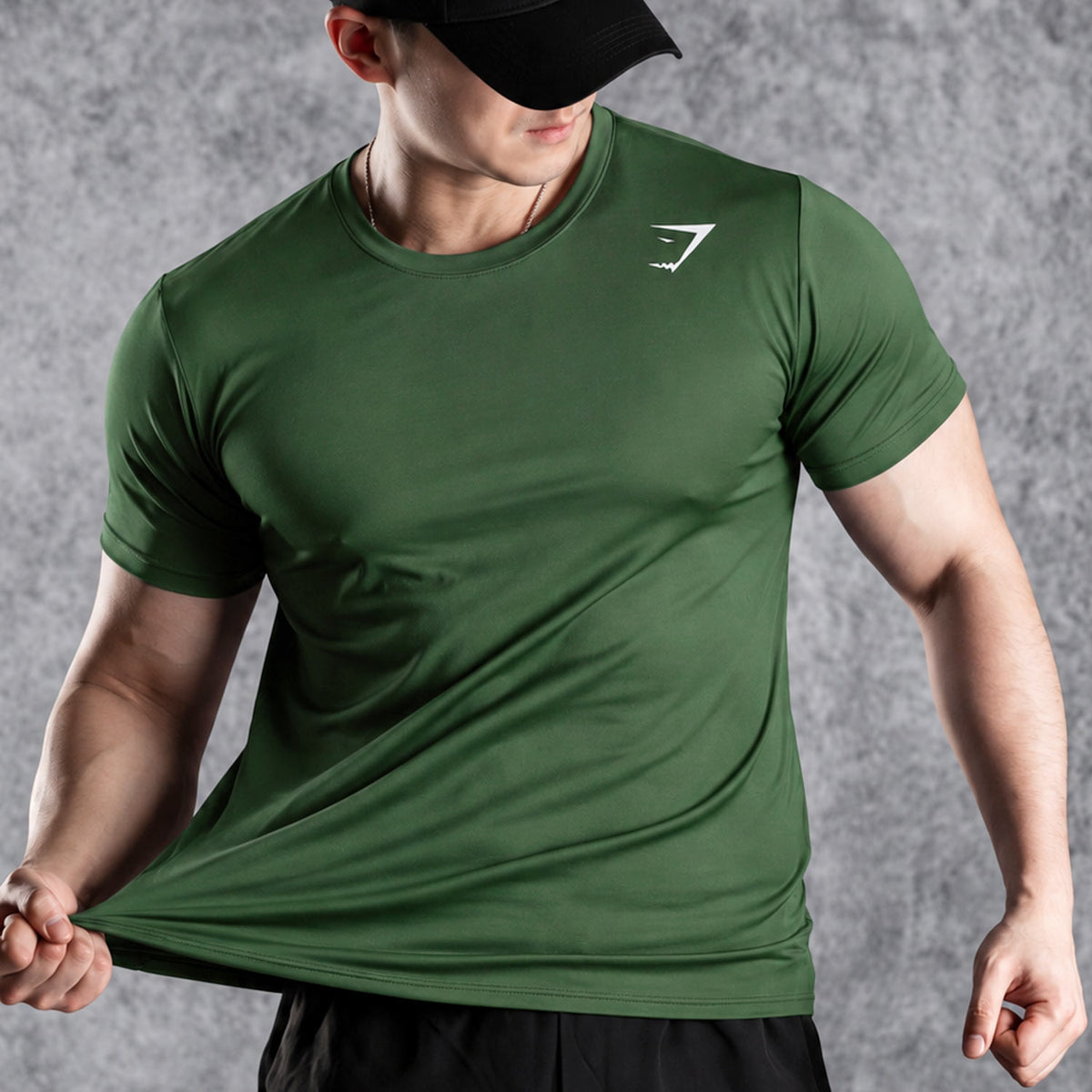 Gym Shrk Strength Arrival Dry-Fit Tee