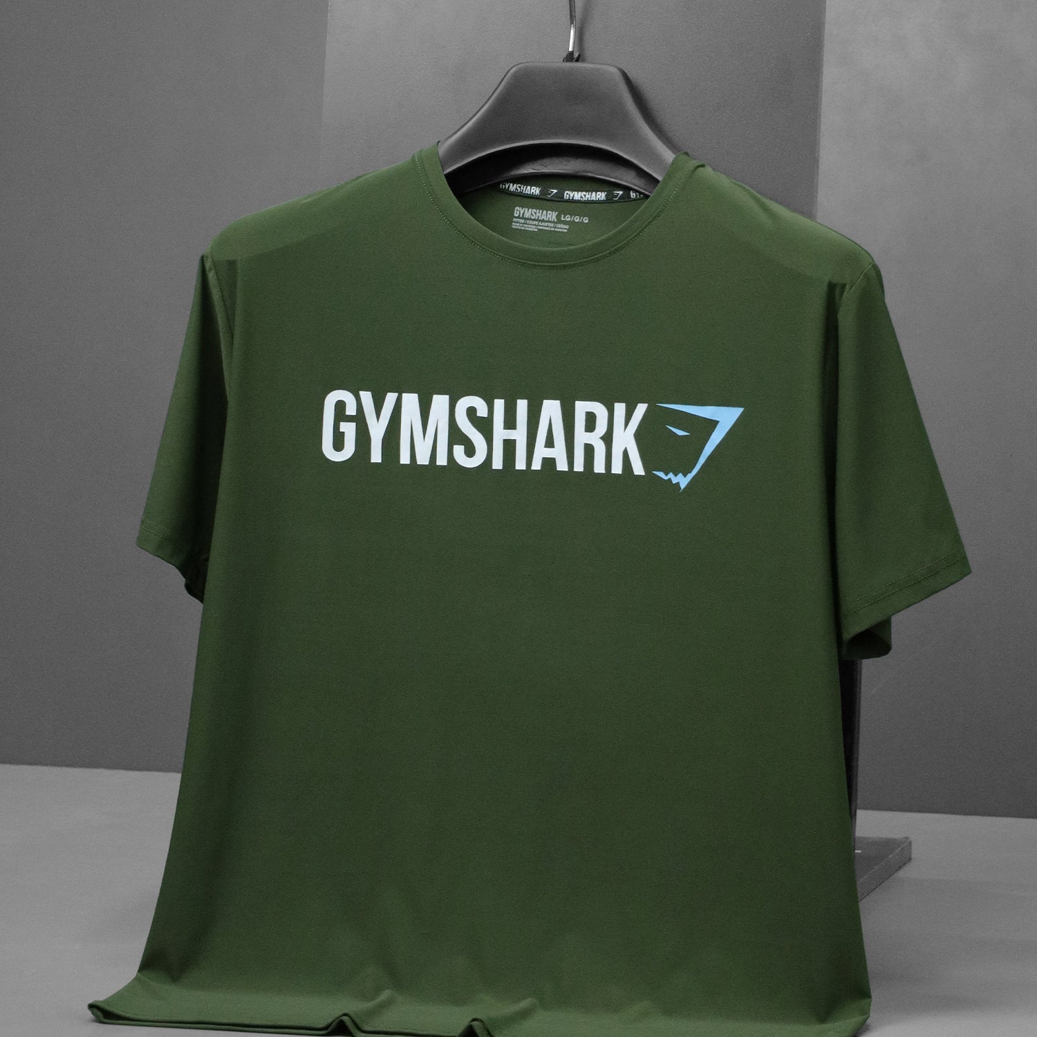 Gym Shrk Athletic Workout Men's Dry-Fit Tee