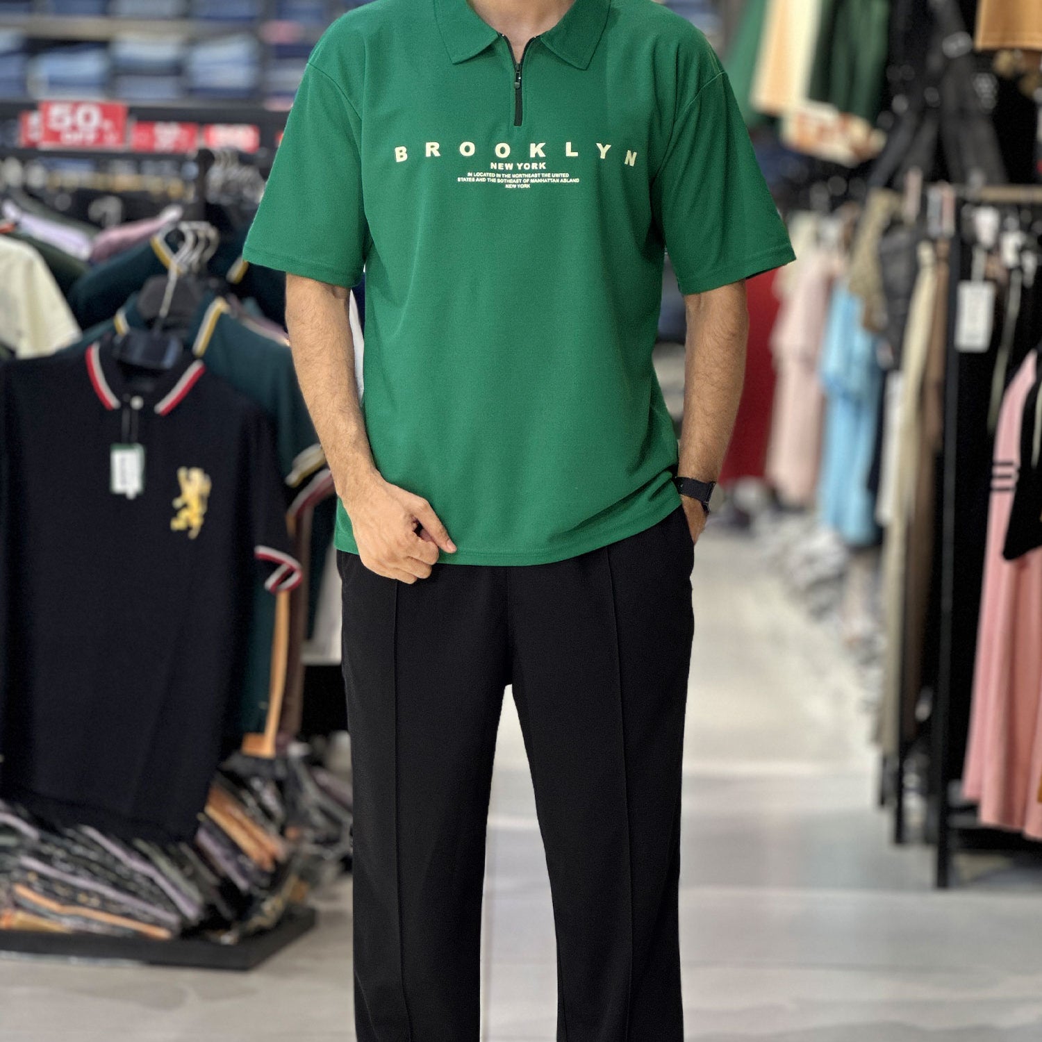 Broklyn Sports Inspired Zipper Style Tracksuit