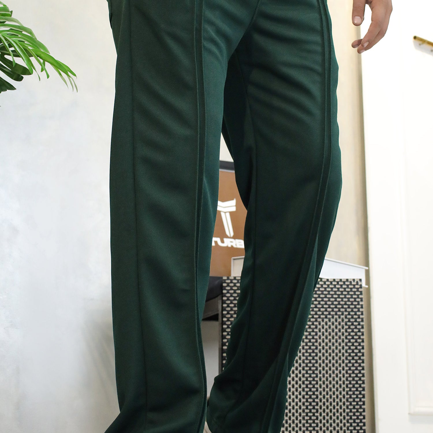 Turbo Poplin Front-Double Line Trouser