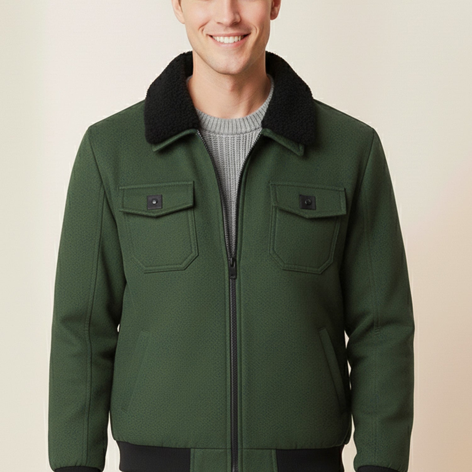 Winter Essential Imported Men's Suede Jacket