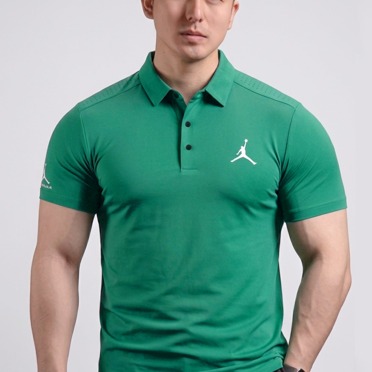 Jrdn Team Style Jumpman Dry-Fit Polo