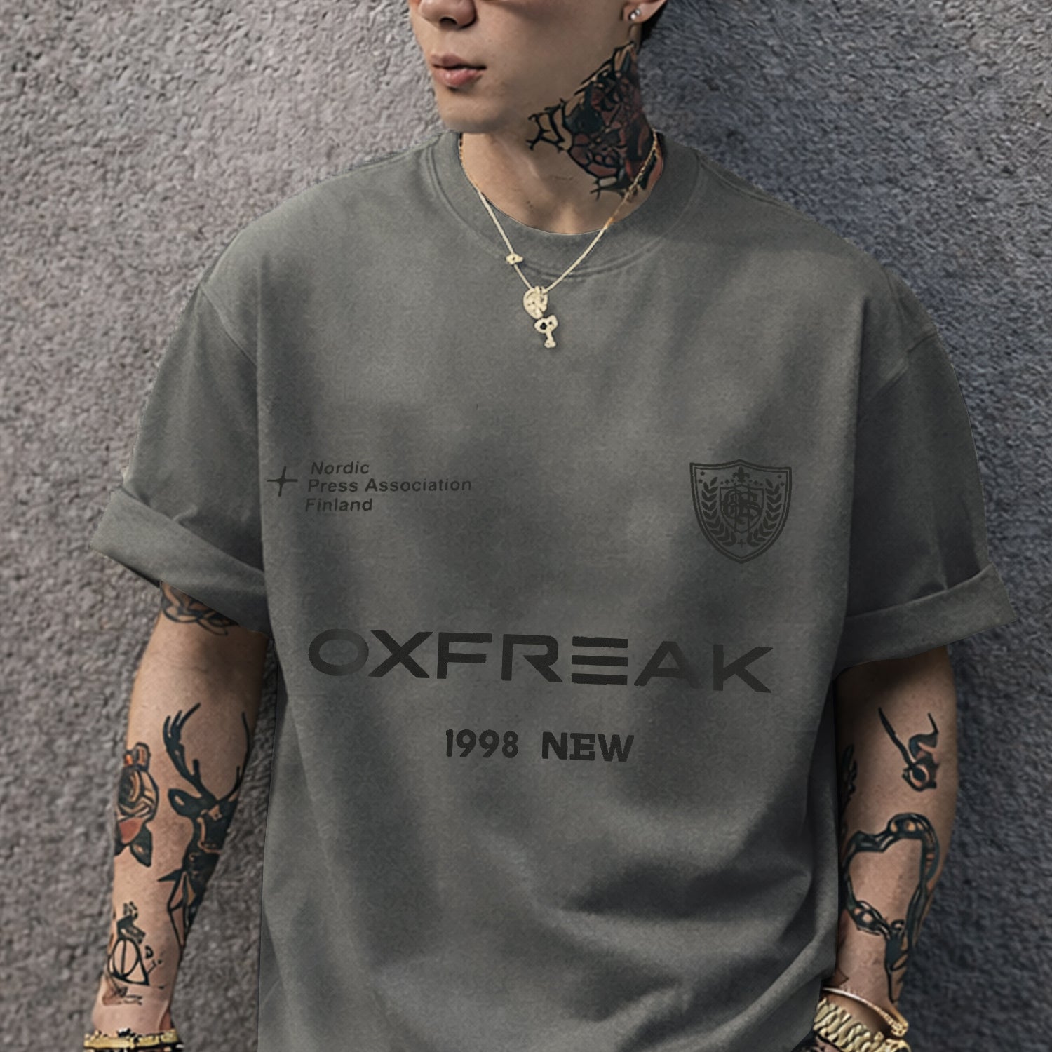 Turbo "Oxfreak Typographic" Oversize Tee