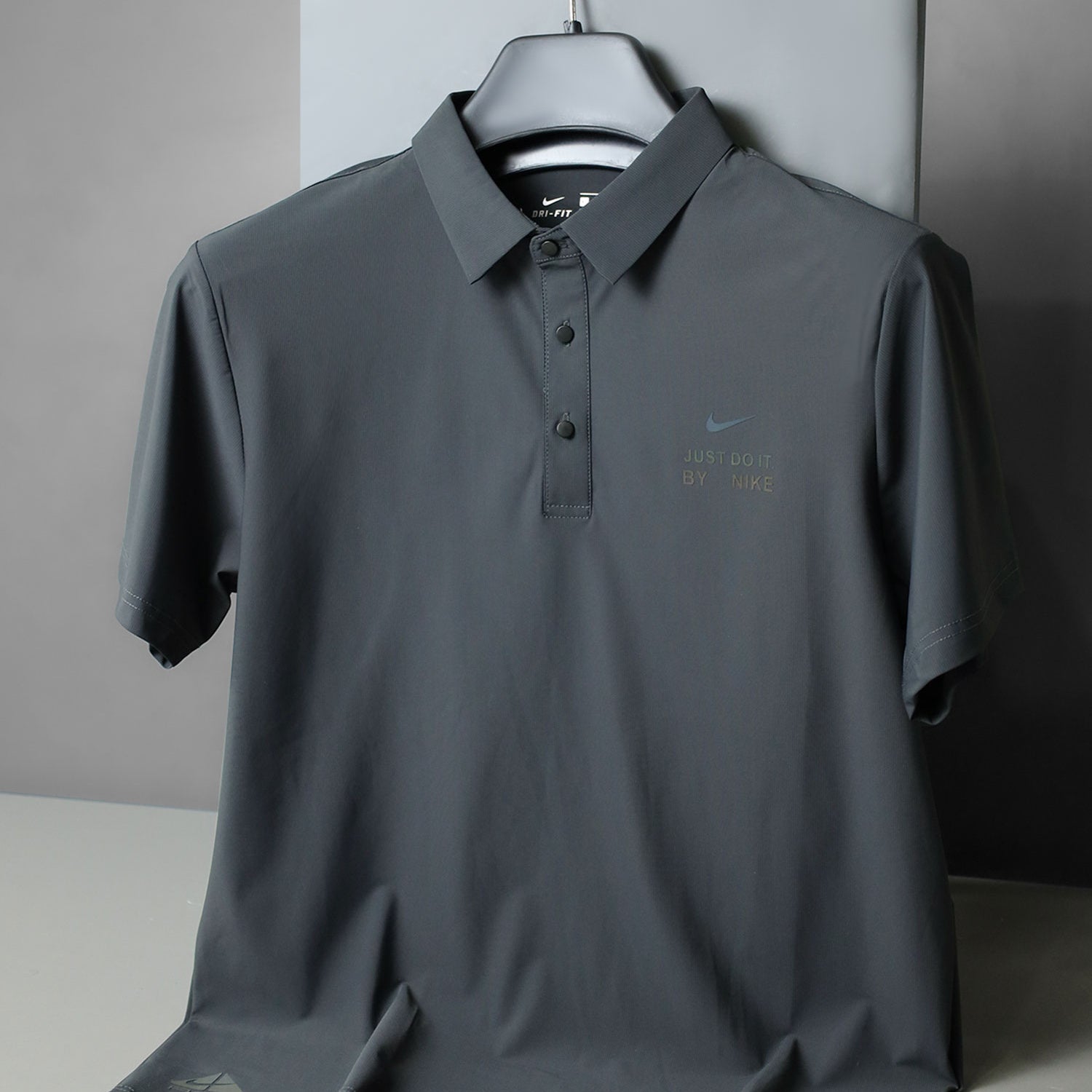 Nke Tour Heathered Dryfit Polo Shirt