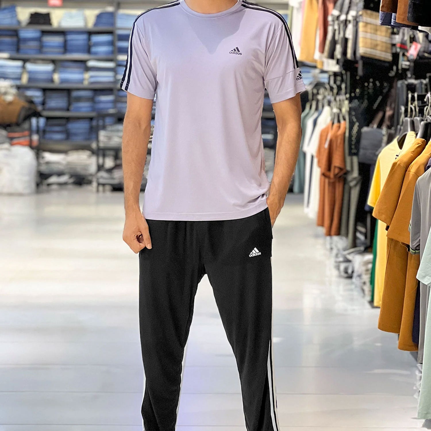 Adds Premium Tri-Line Quick-Dry Tracksuit