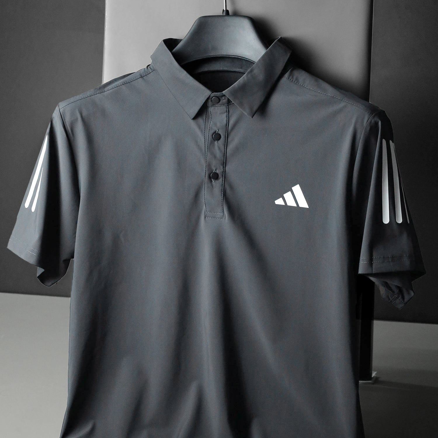 Adds Club Tennis 3-Stripes Dryfit Polo Shirt