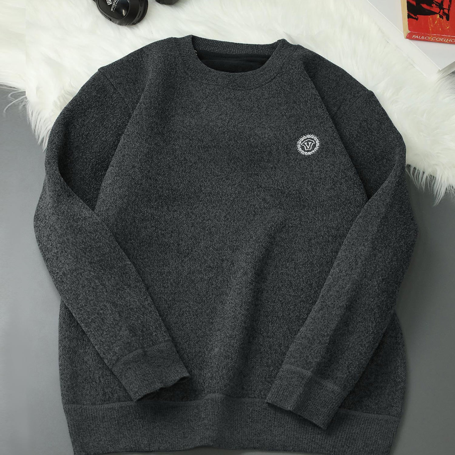 Levelwear Round Neck Imported Men's Sweatshirt