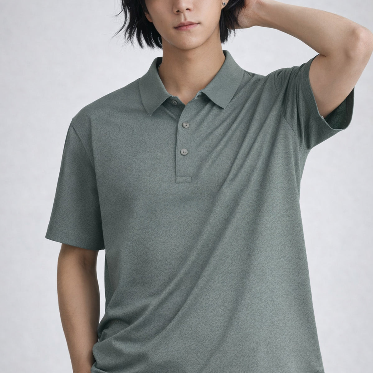 Men's Urban Essential Silk Polo T-Shirt