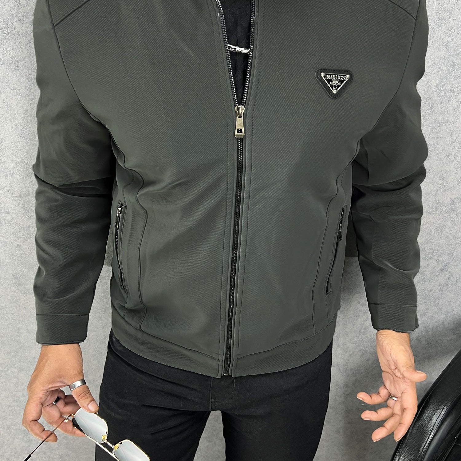 Fashion Week Men's Imported Suede Leather Jacket