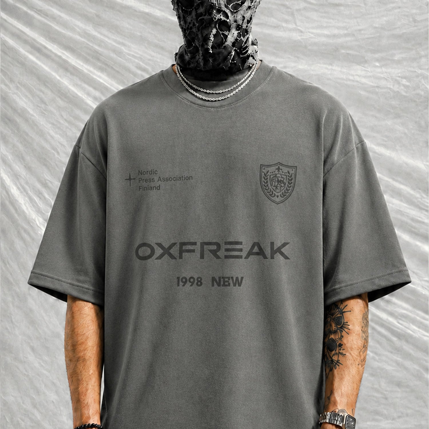 Turbo "Oxfreak Typographic" Oversize Tee