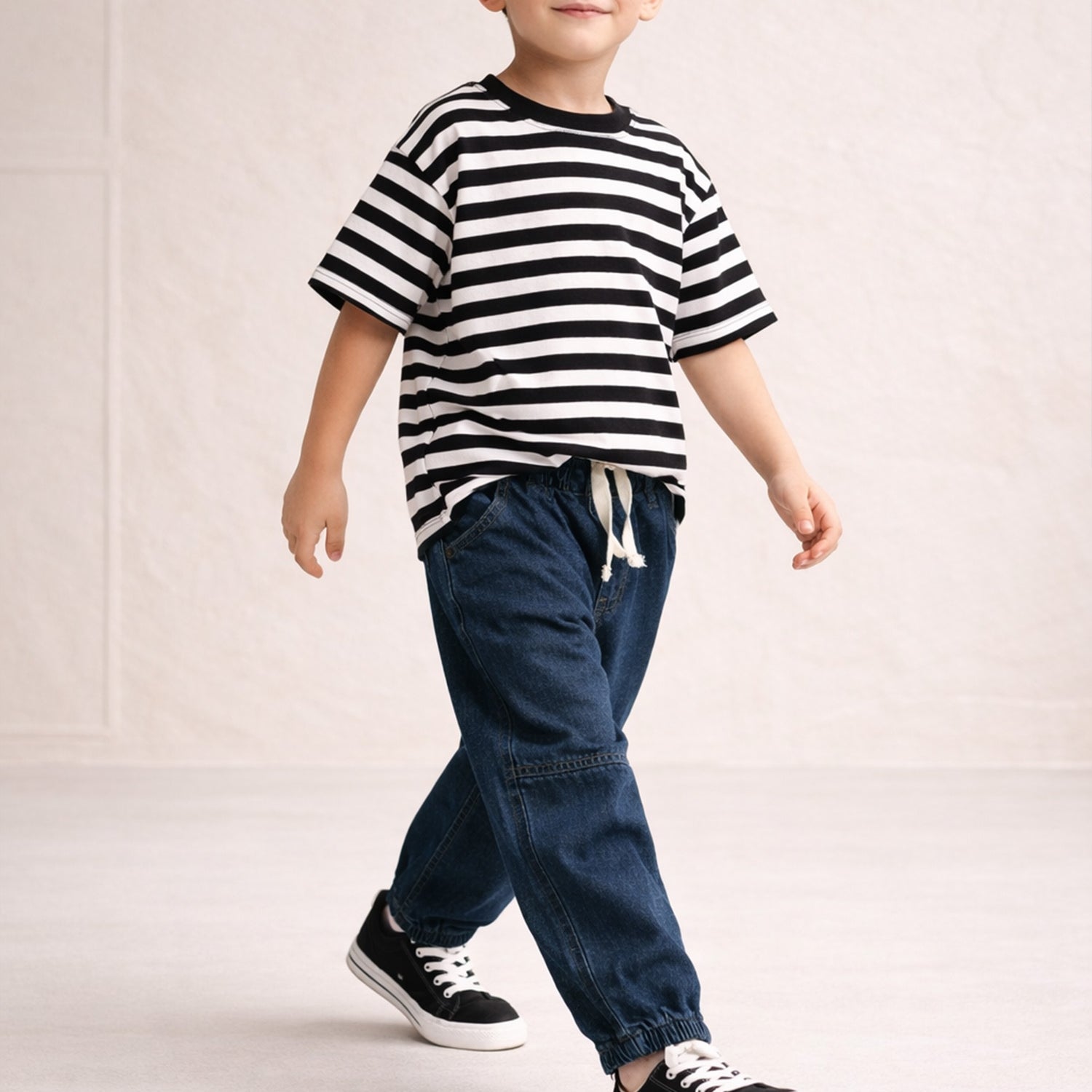 Turbo Pull Up Jeans For Boys