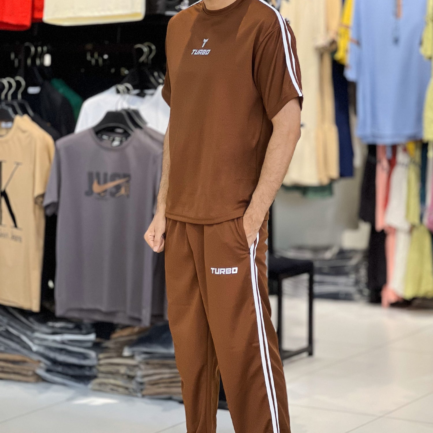 Turbo Hike Hydro Twin Stripe Oversize Tracksuit