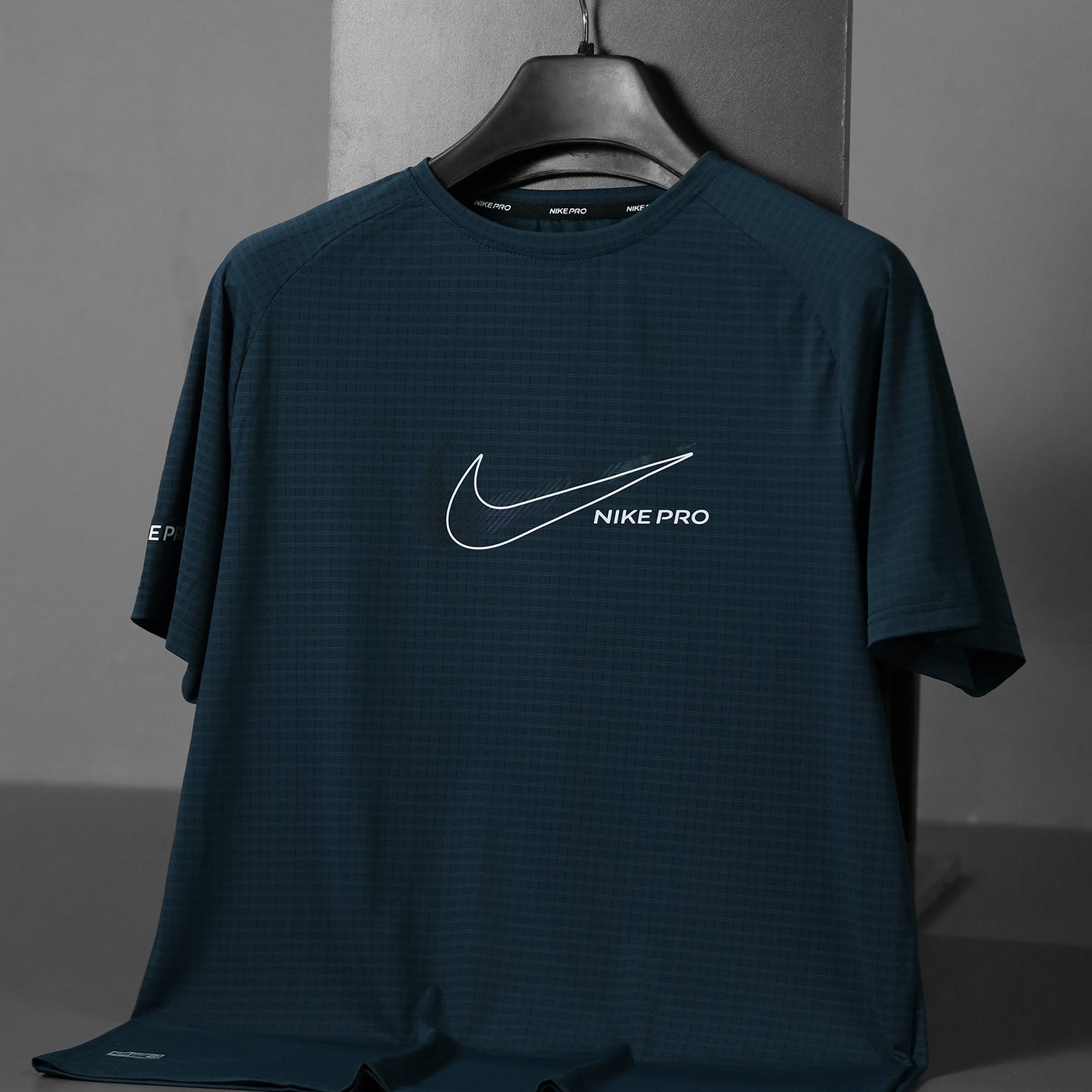 Nke Pro Honey Comb Textured Imp Dry-Fit Tee