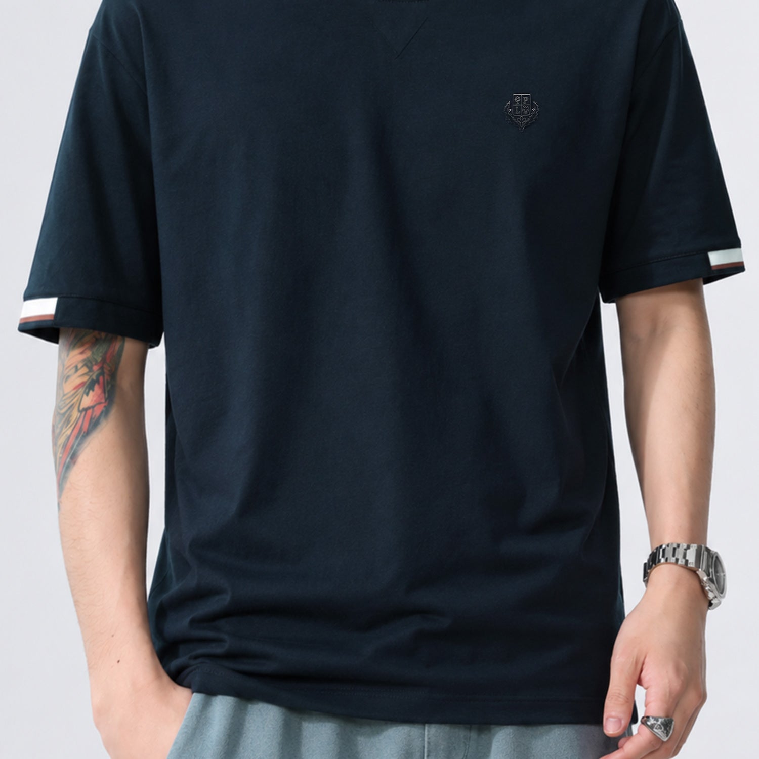 Men's Small Emblem On Chest T-Shirt
