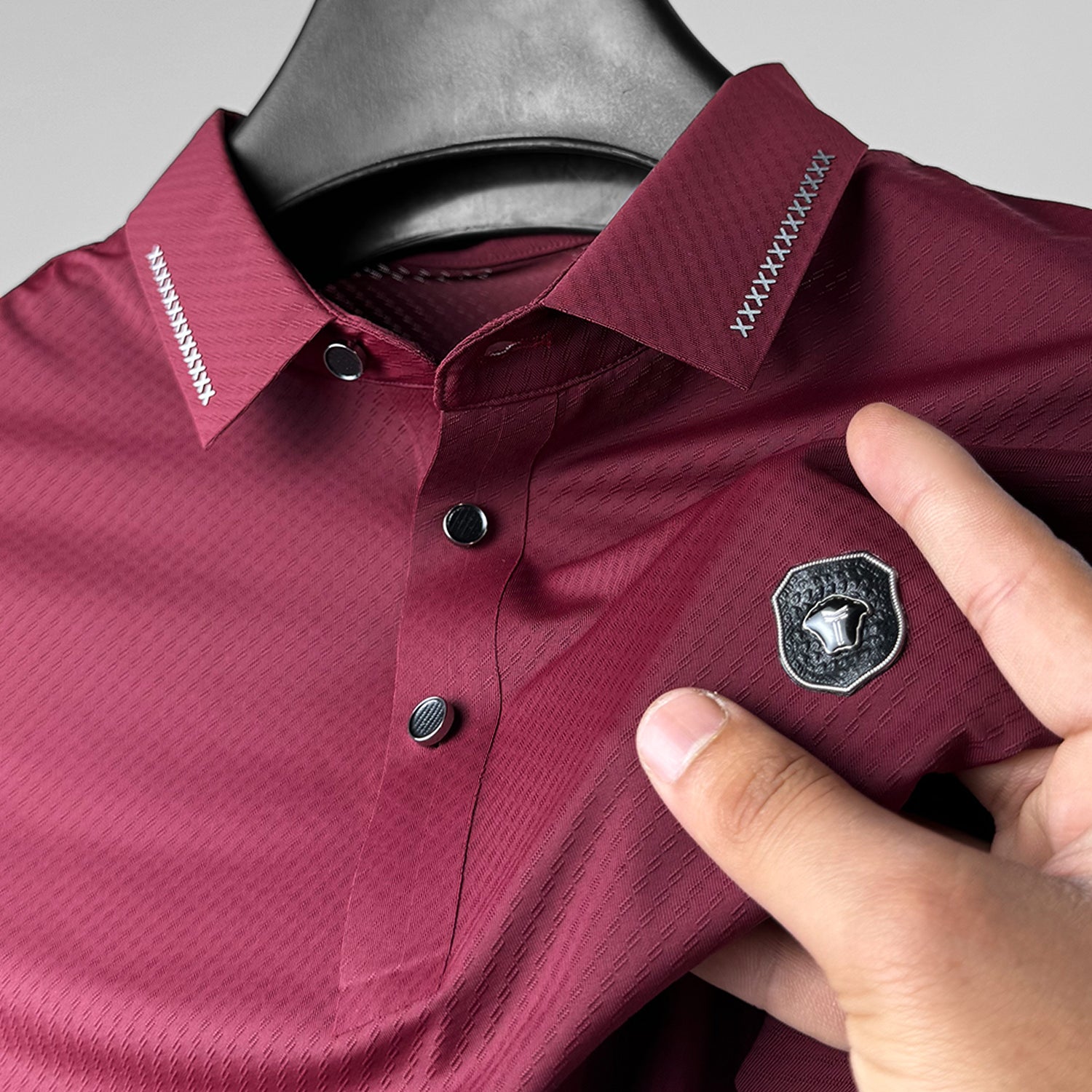 Turbo Royal Luxury Stitchless Men's Polo Shirt