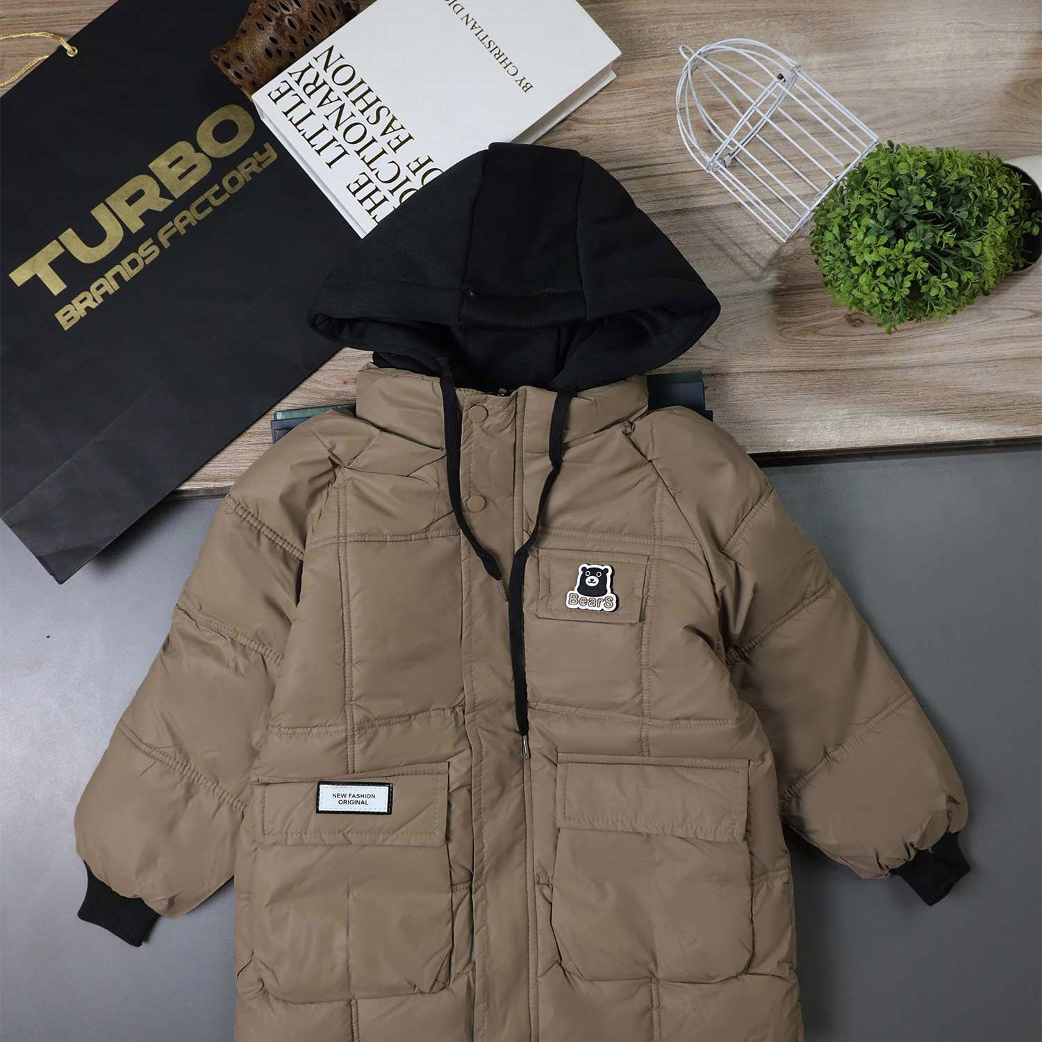 Warm Provider Winter Hooded Boys Kids Puffer Jacket