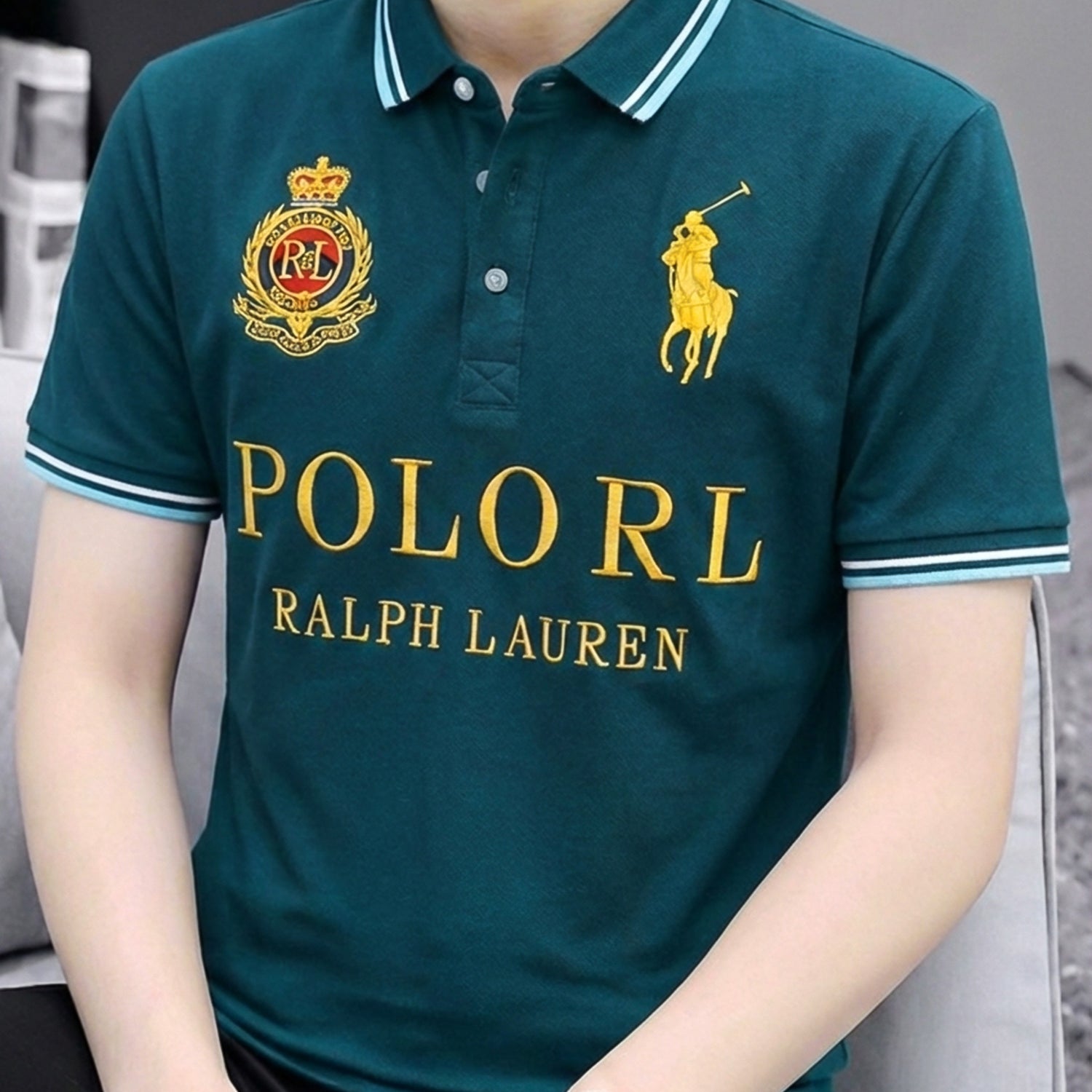 Rph Lren Polo Crown Classic Men's Polo Shirt