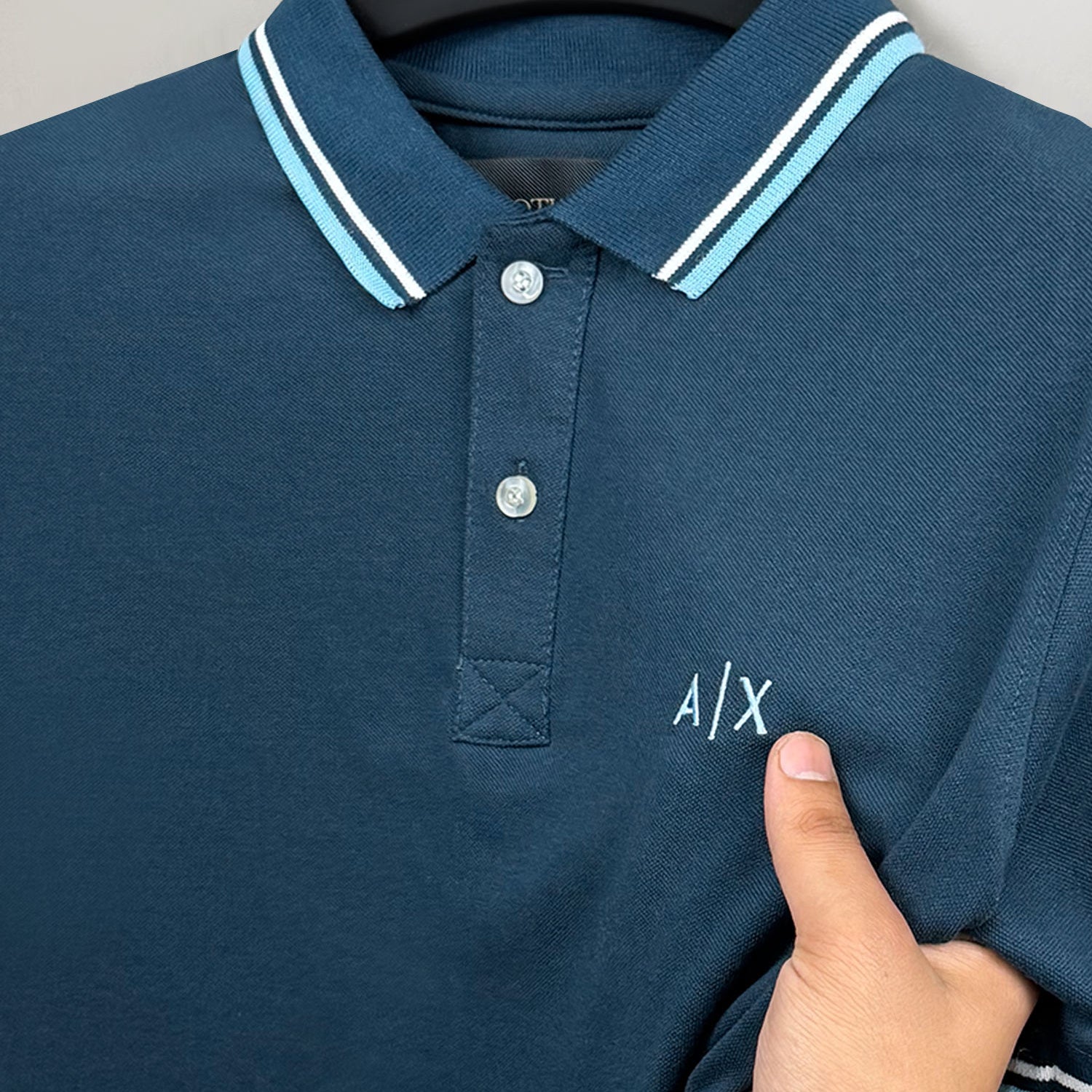 Armni Excnge Bold Heritage Men's Polo Shirt