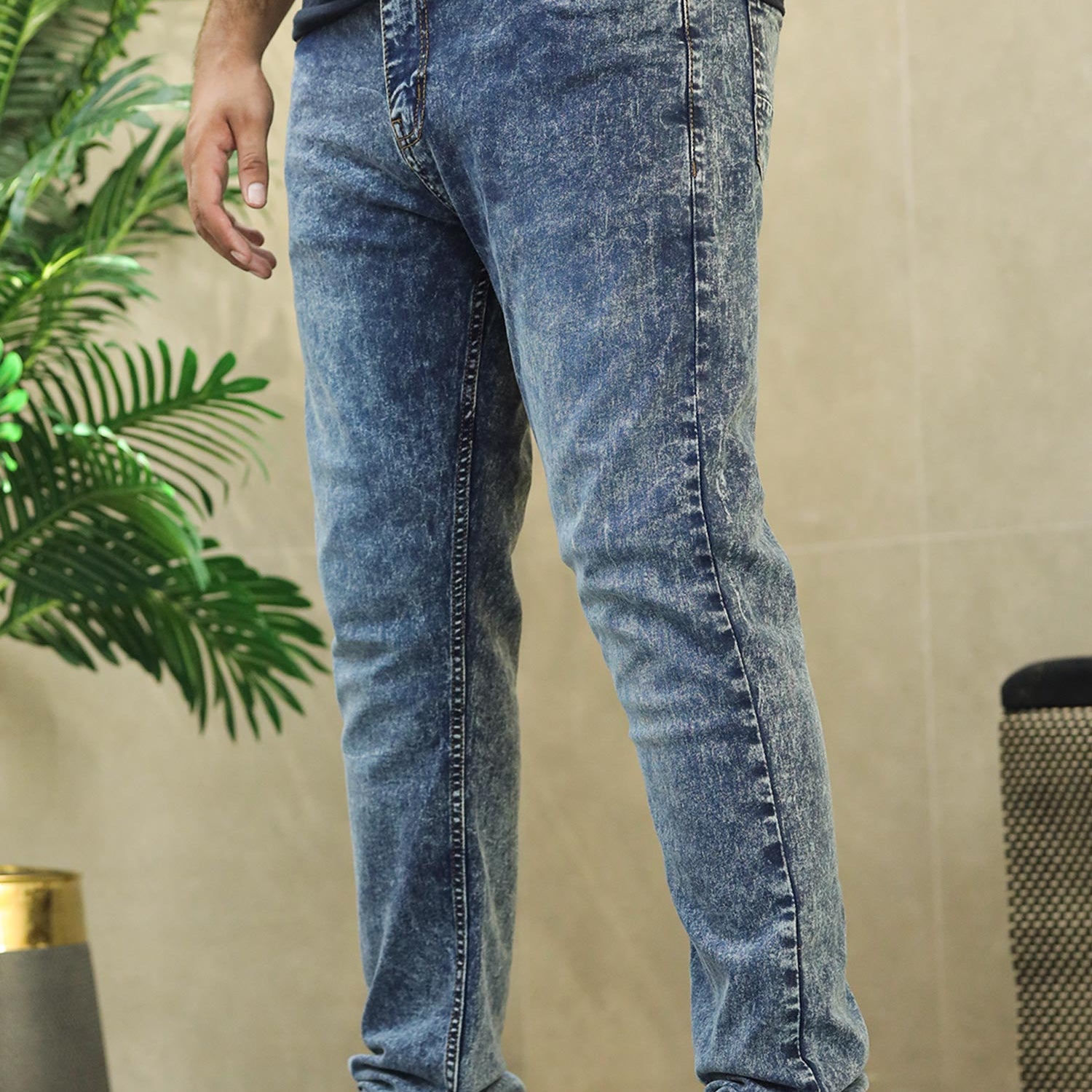 Turbo Casual Core Straight Denim Jeans